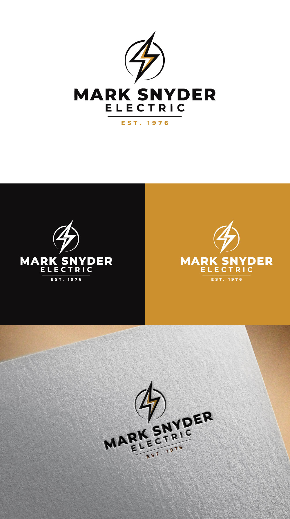 Logo Design by Jonshonkal for Mark Snyder Electric | Design #37401134