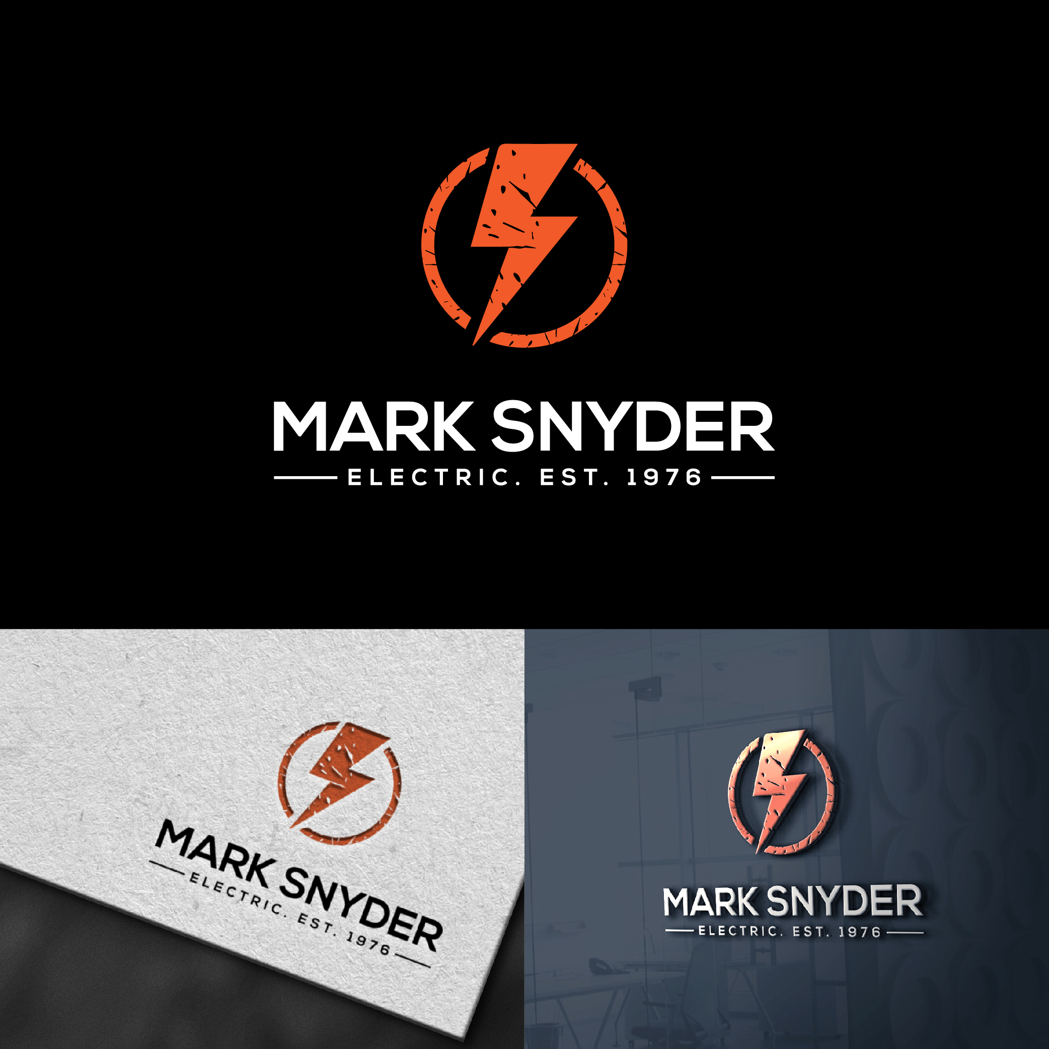 Logo Design by designer profile for Mark Snyder Electric | Design #37399528