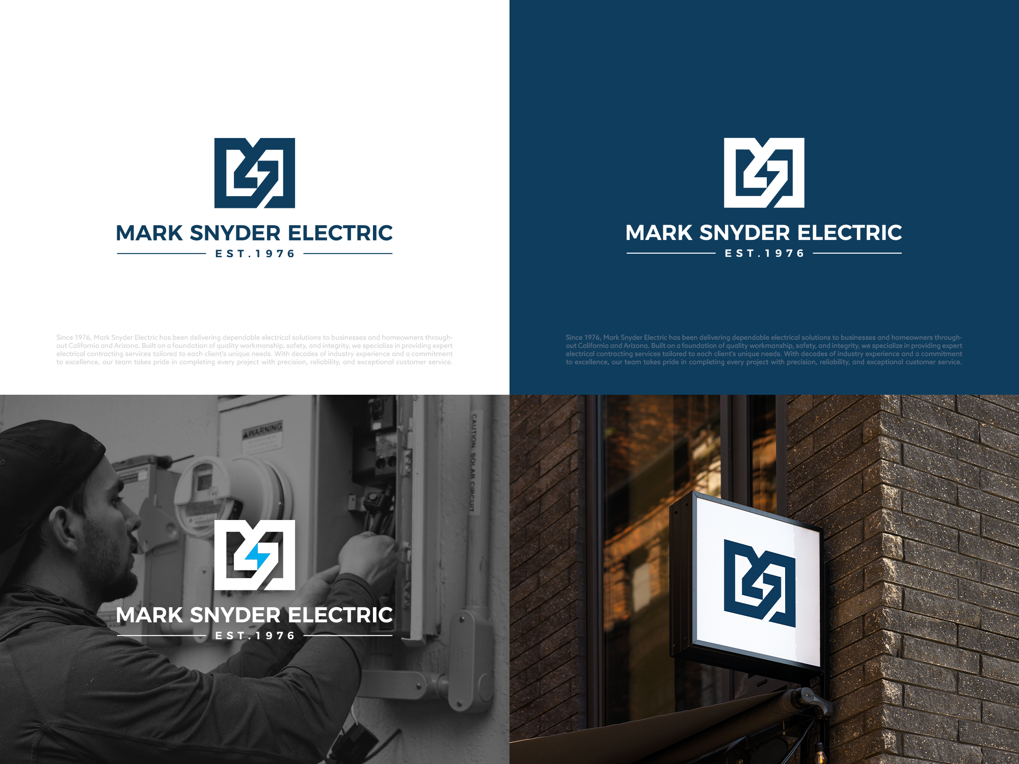 Logo Design by COLOUR CREATIVE for Mark Snyder Electric | Design #37416060