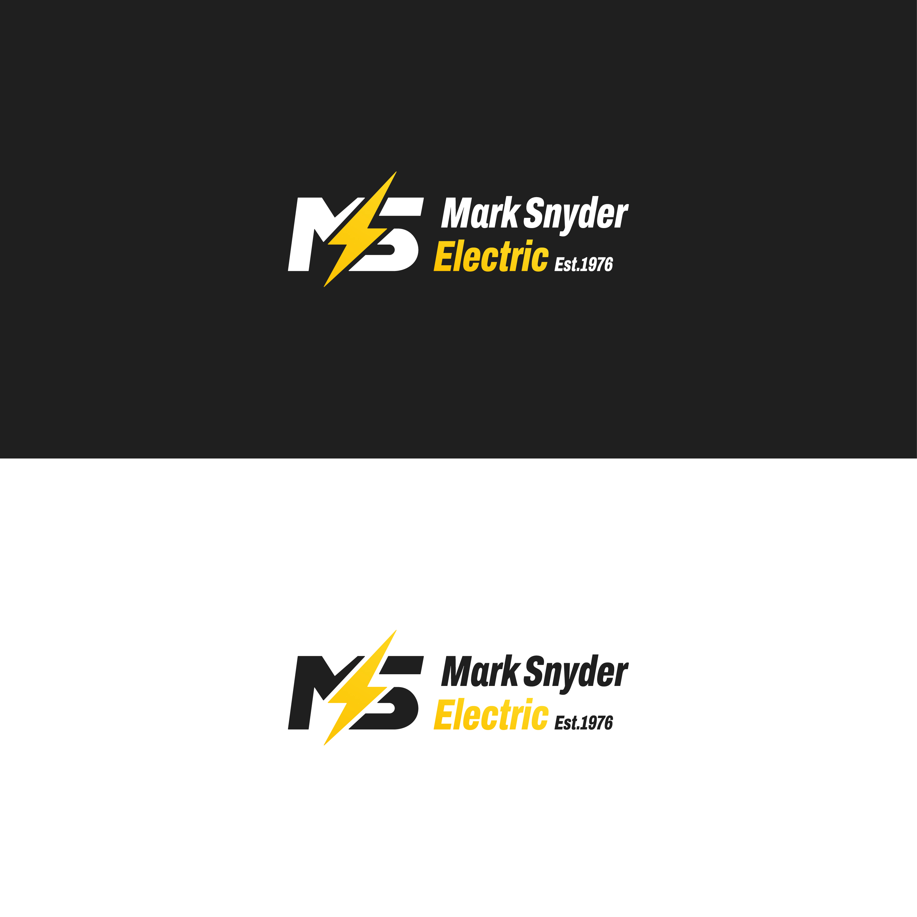 Logo Design by kamel graphic for Mark Snyder Electric | Design #37401317