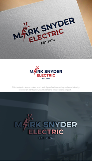 Logo Design by Hamza  Al-Muttalib for Mark Snyder Electric | Design: #37398318