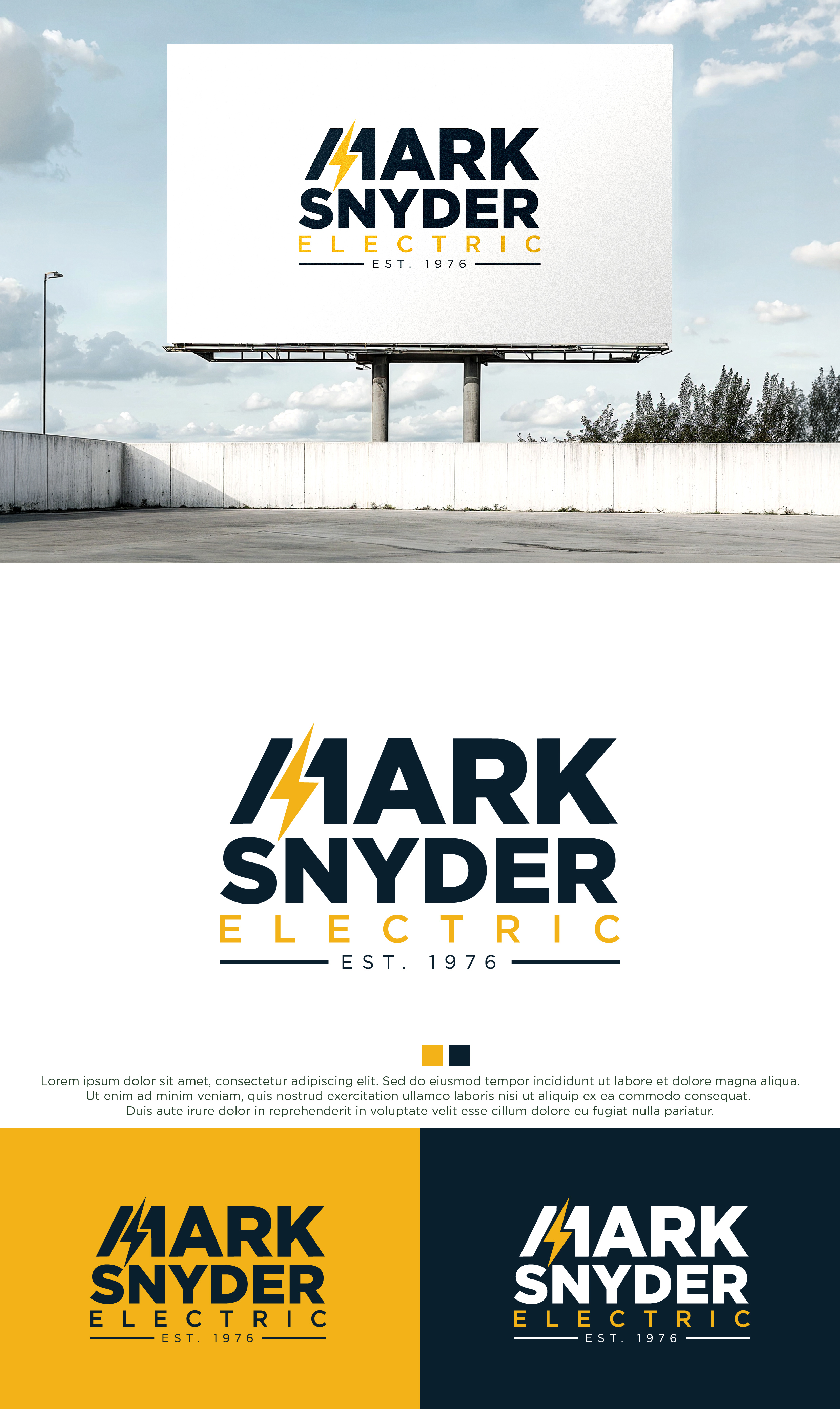 Logo Design by THE DESIGN MAN for Mark Snyder Electric | Design #37406895