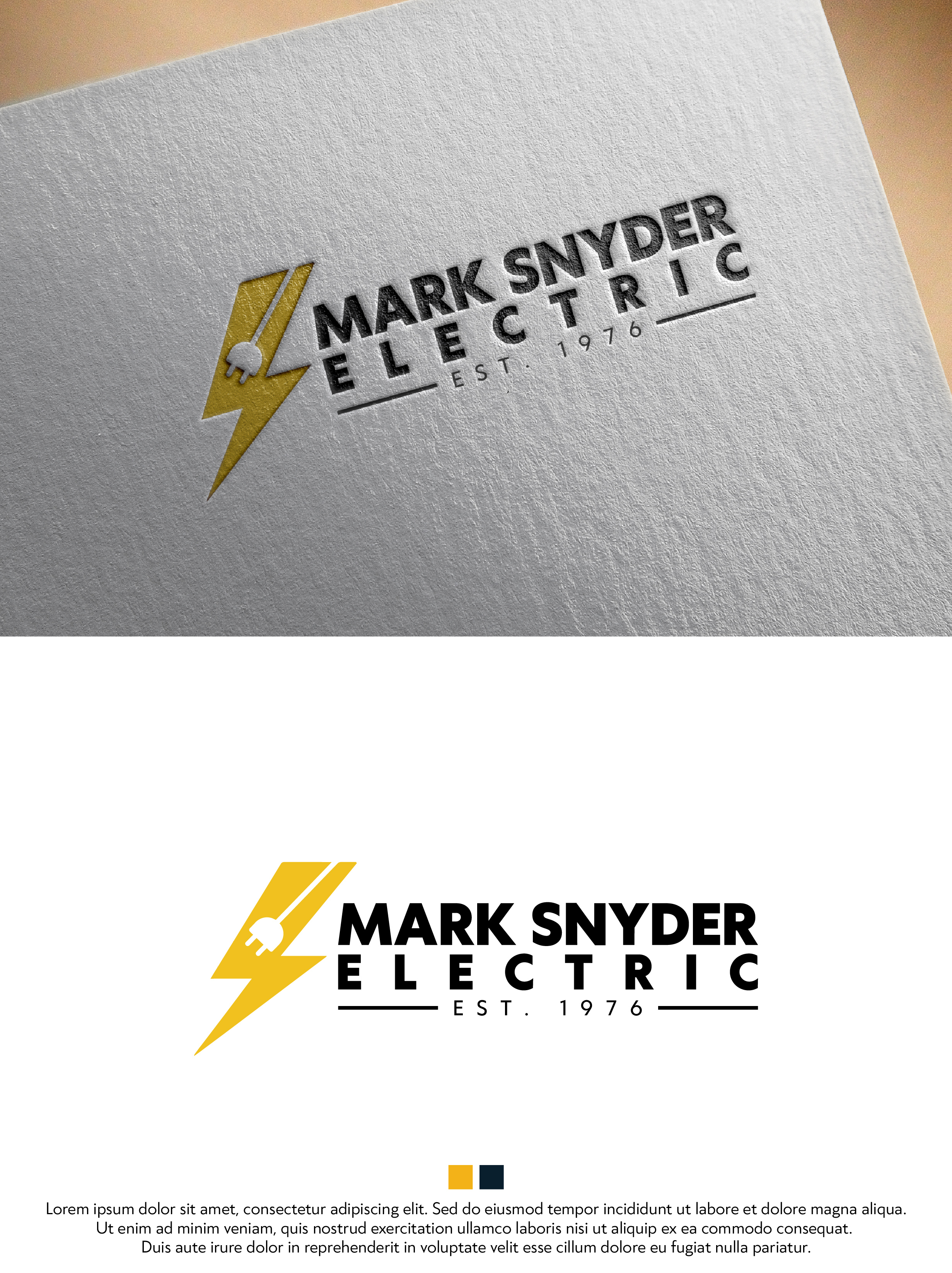 Logo Design by THE DESIGN MAN for Mark Snyder Electric | Design #37407136
