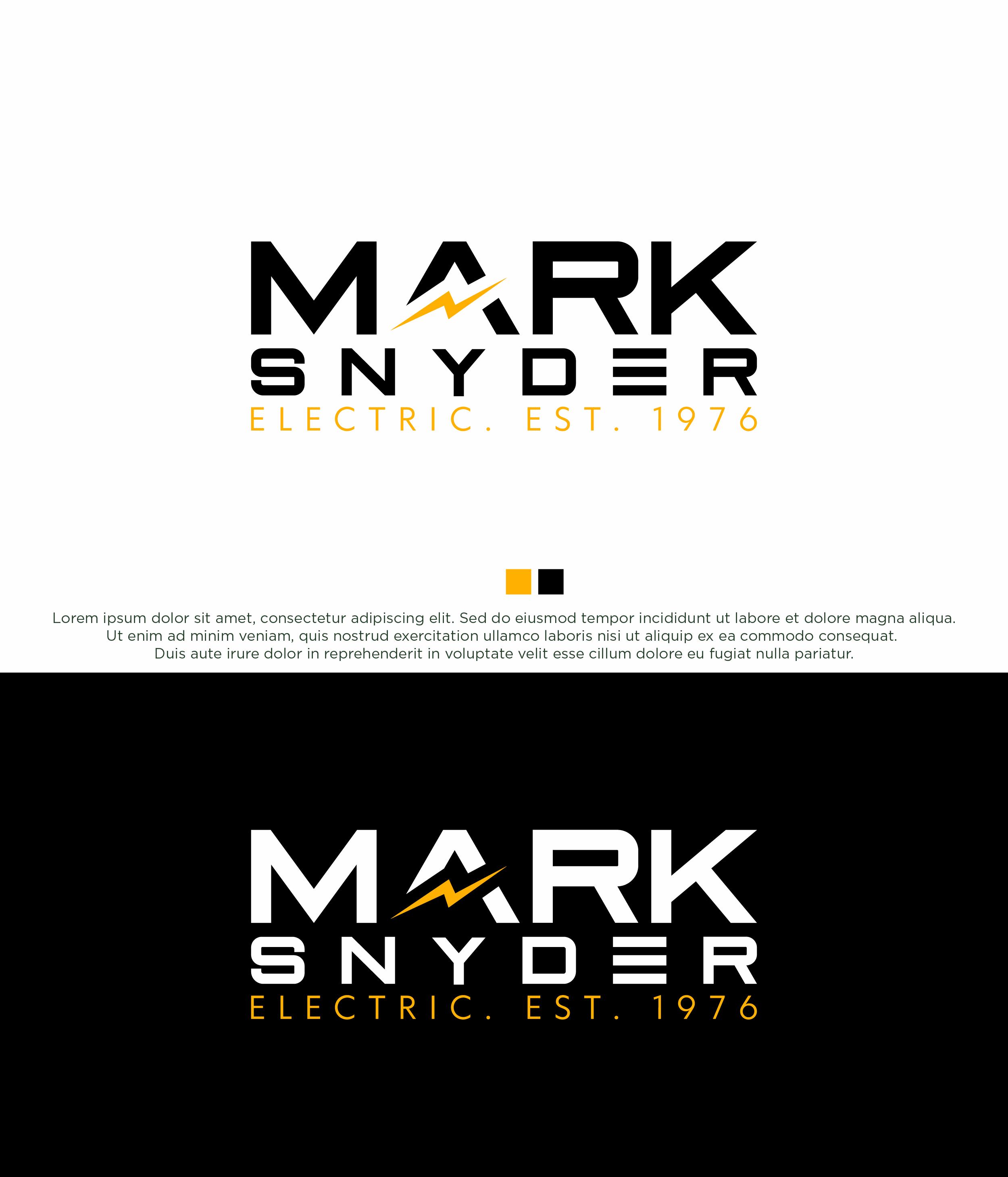 Logo Design by THE DESIGN MAN for Mark Snyder Electric | Design #37407181