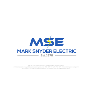 Logo Design by NexaBrand for Mark Snyder Electric | Design: #37415487