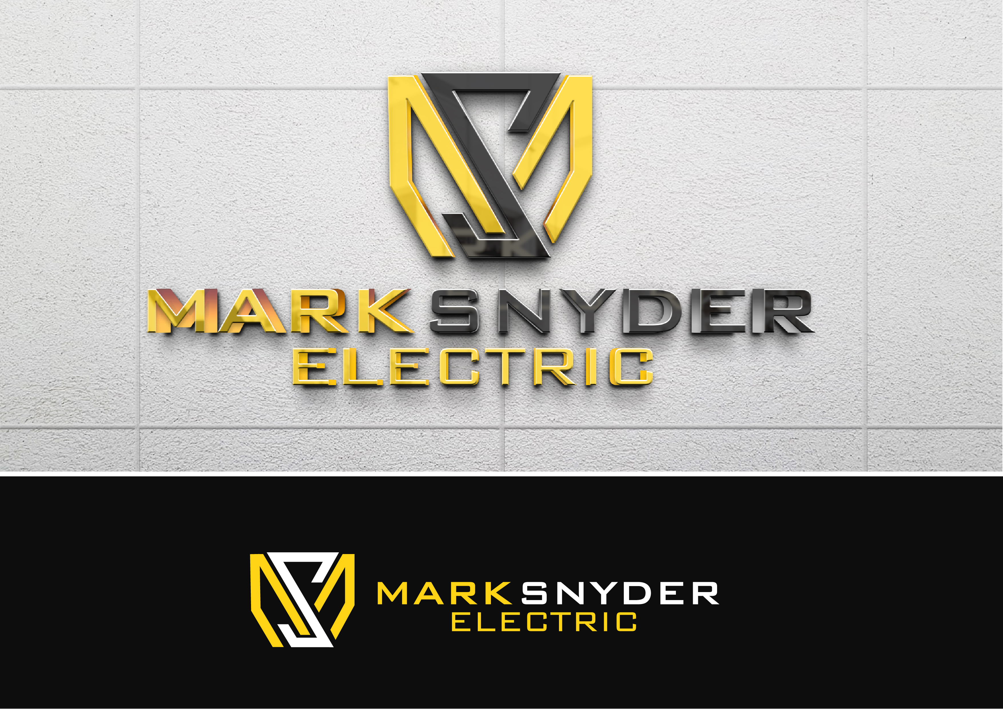Logo Design by kuzfe_35 for Mark Snyder Electric | Design #37417945