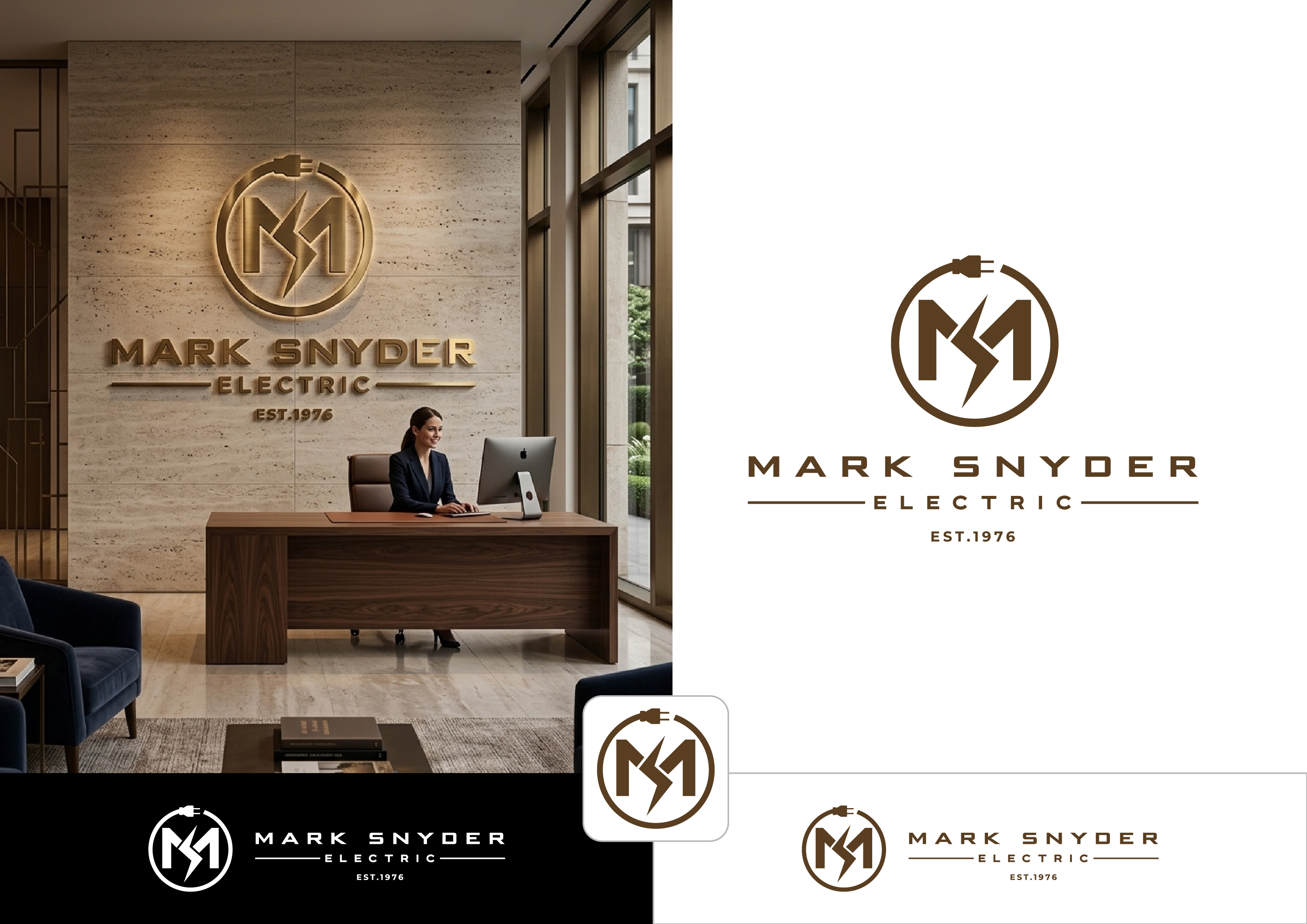Logo Design by ~idiaz~ for Mark Snyder Electric | Design #37424096