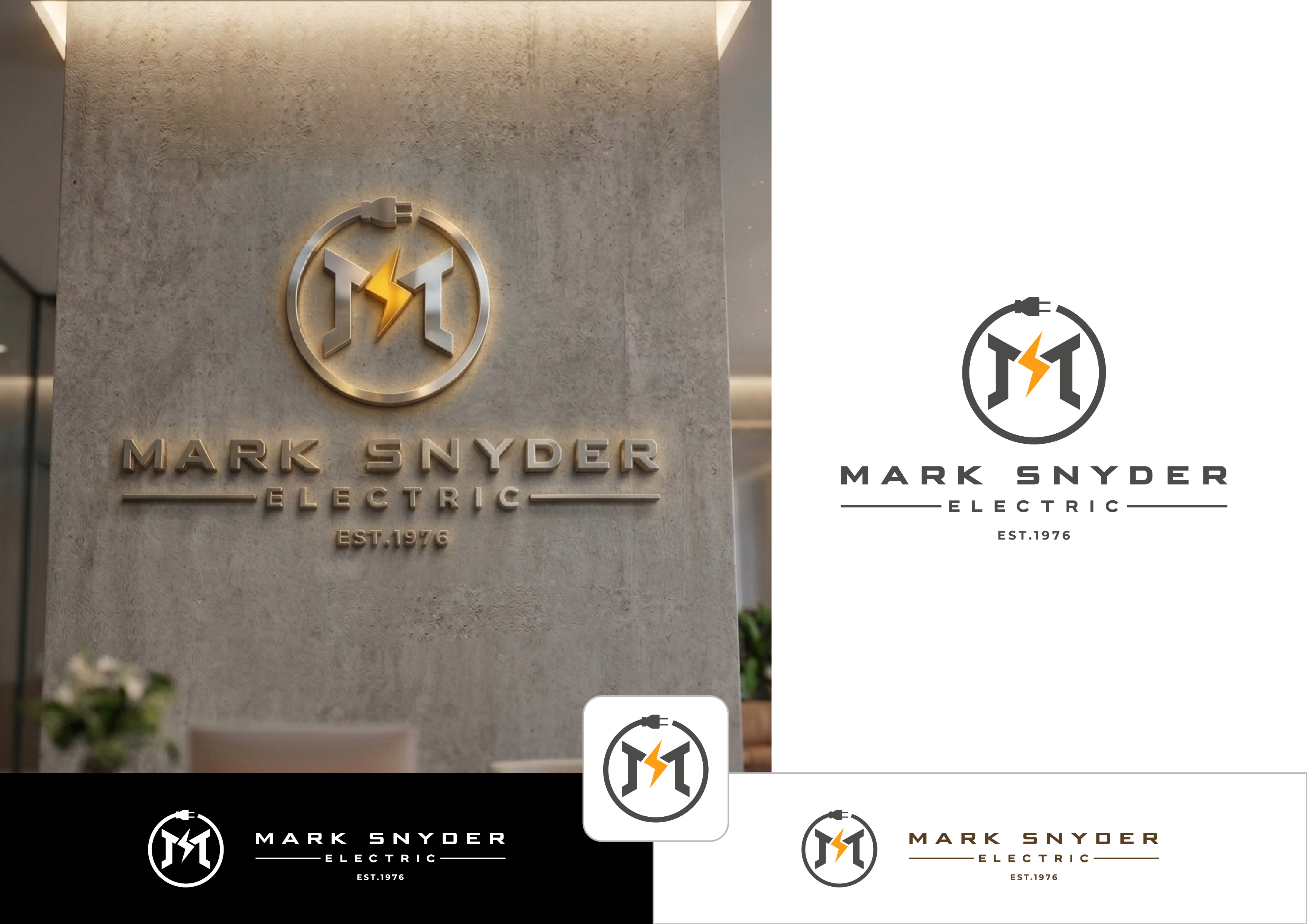 Logo Design by ~idiaz~ for Mark Snyder Electric | Design #37428562