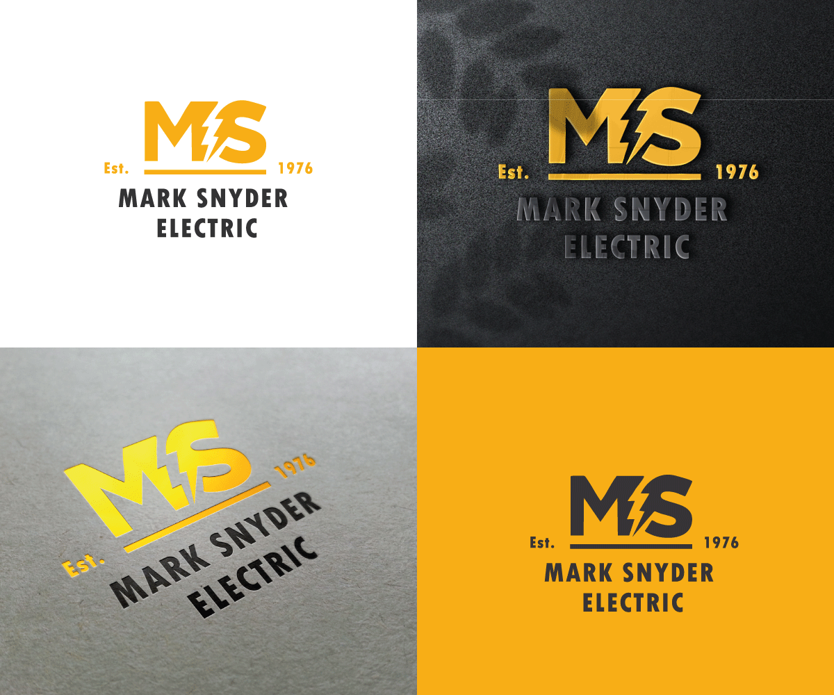 Logo Design by Farmiza for Mark Snyder Electric | Design #37398445