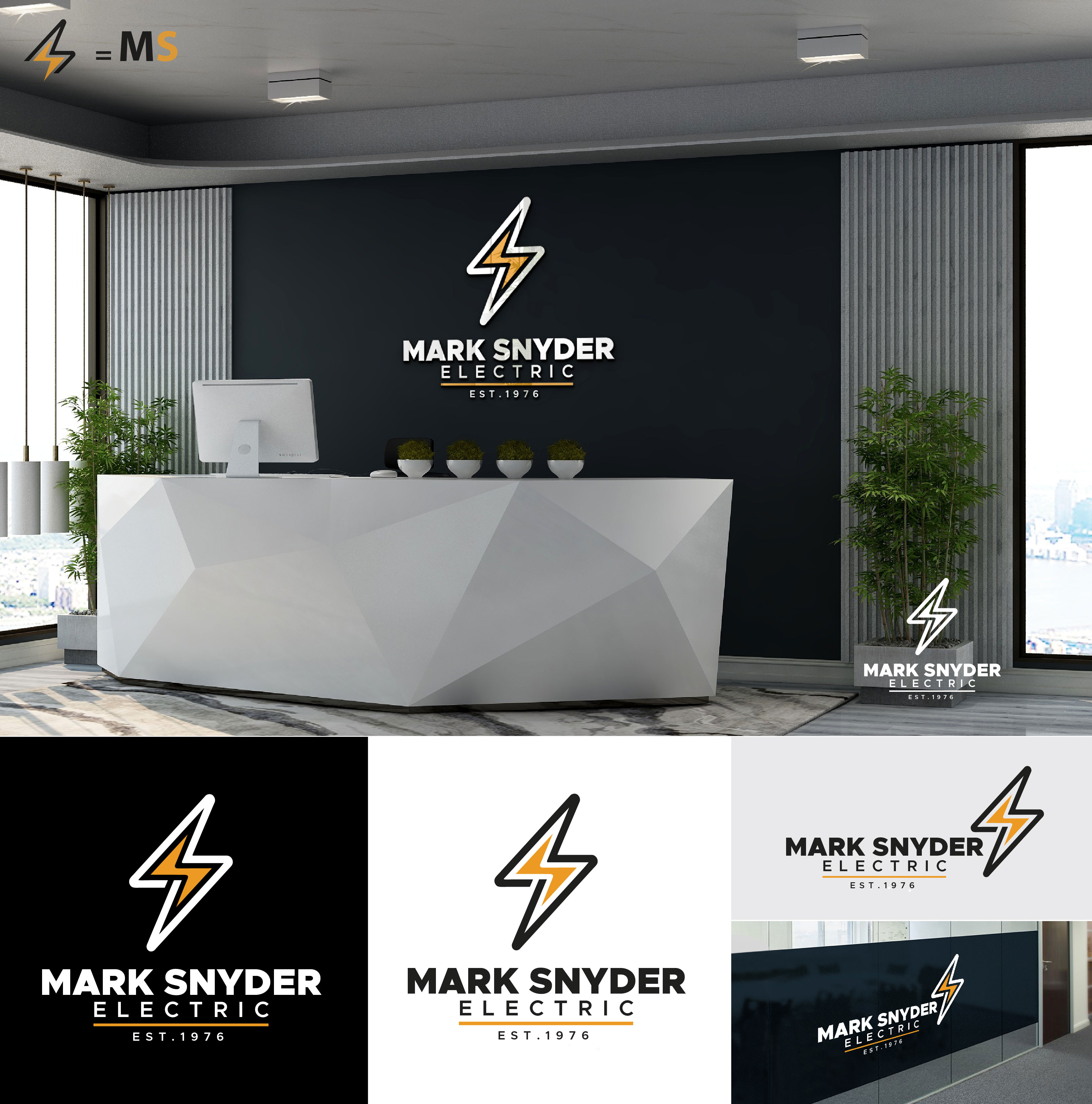 Logo Design by creativeoutline for Mark Snyder Electric | Design #37404576