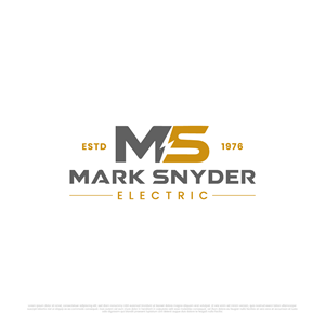 Logo Design by Kayla Studio for Mark Snyder Electric | Design: #37401034