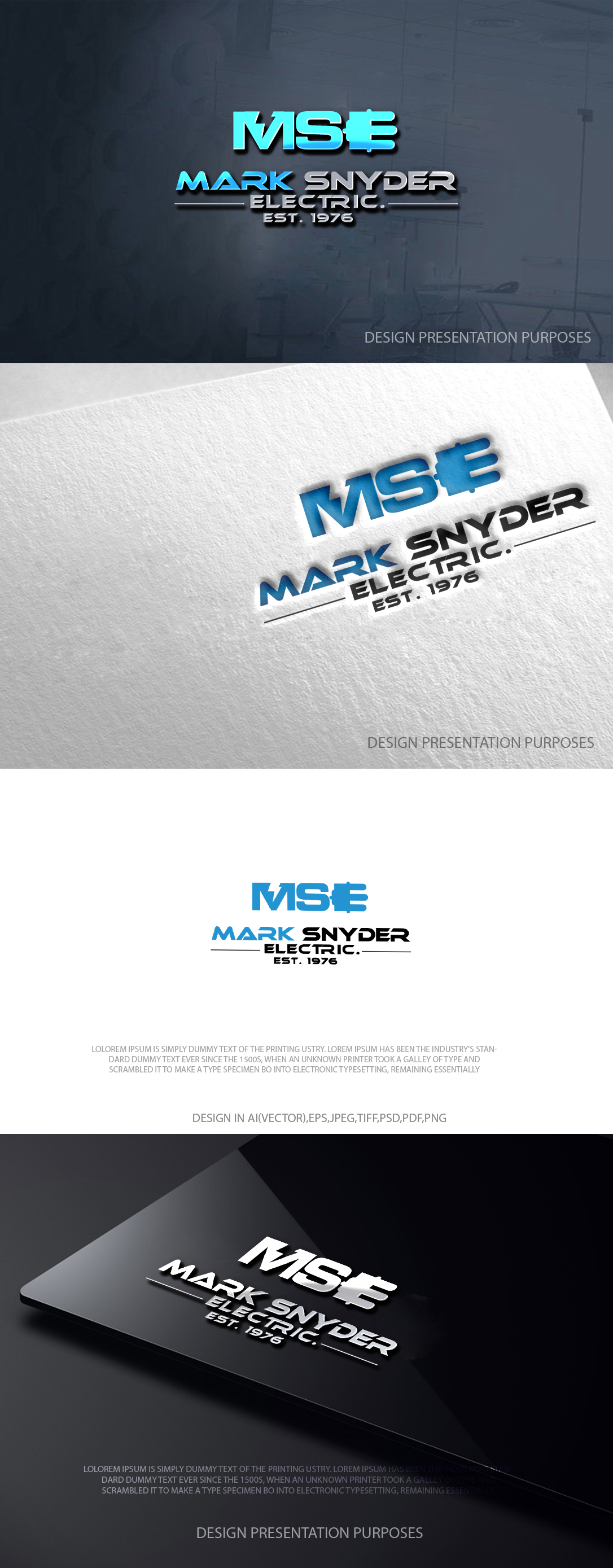 Logo Design by zebronicgraphic for Mark Snyder Electric | Design #37399633