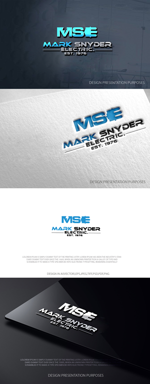 Logo Design by zebronicgraphic for Mark Snyder Electric | Design: #37399633