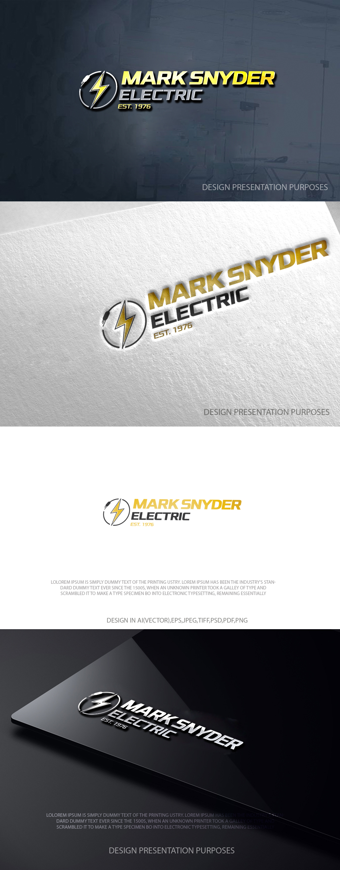 Logo Design by zebronicgraphic for Mark Snyder Electric | Design #37399636