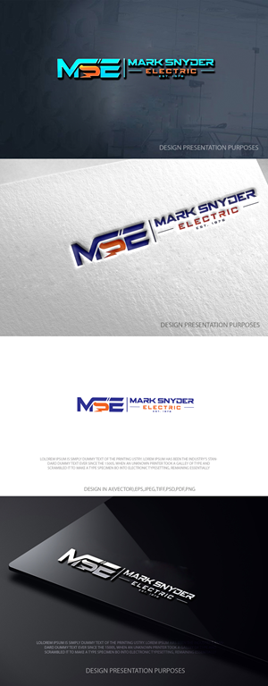 Logo Design by zebronicgraphic for Mark Snyder Electric | Design: #37399638