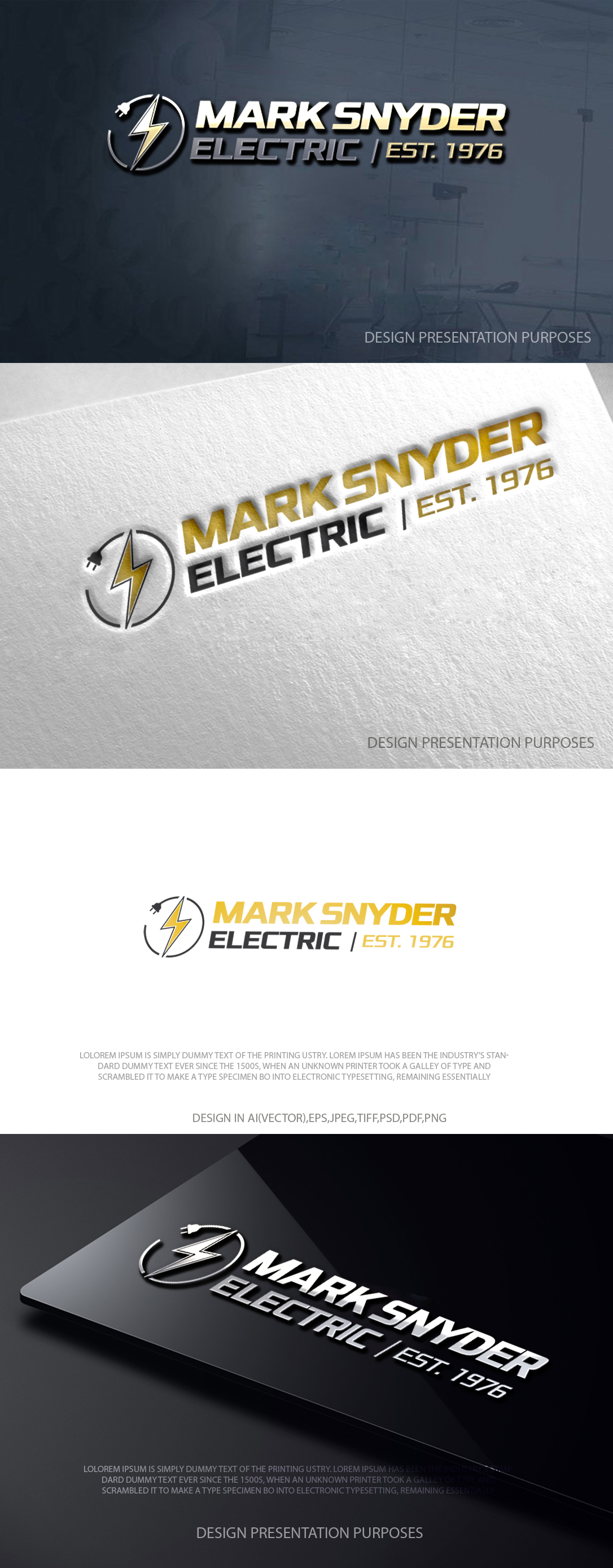 Logo Design by zebronicgraphic for Mark Snyder Electric | Design #37400324