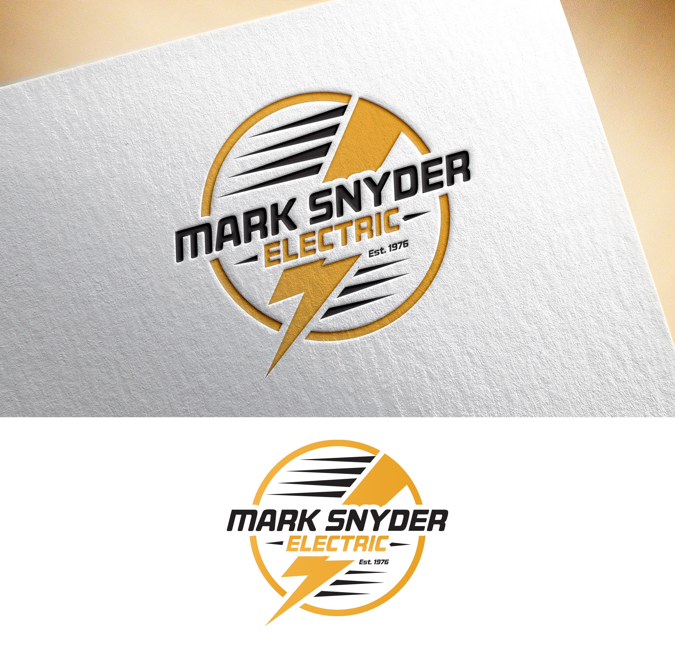Logo Design by Impressive Designs for Mark Snyder Electric | Design #37398929