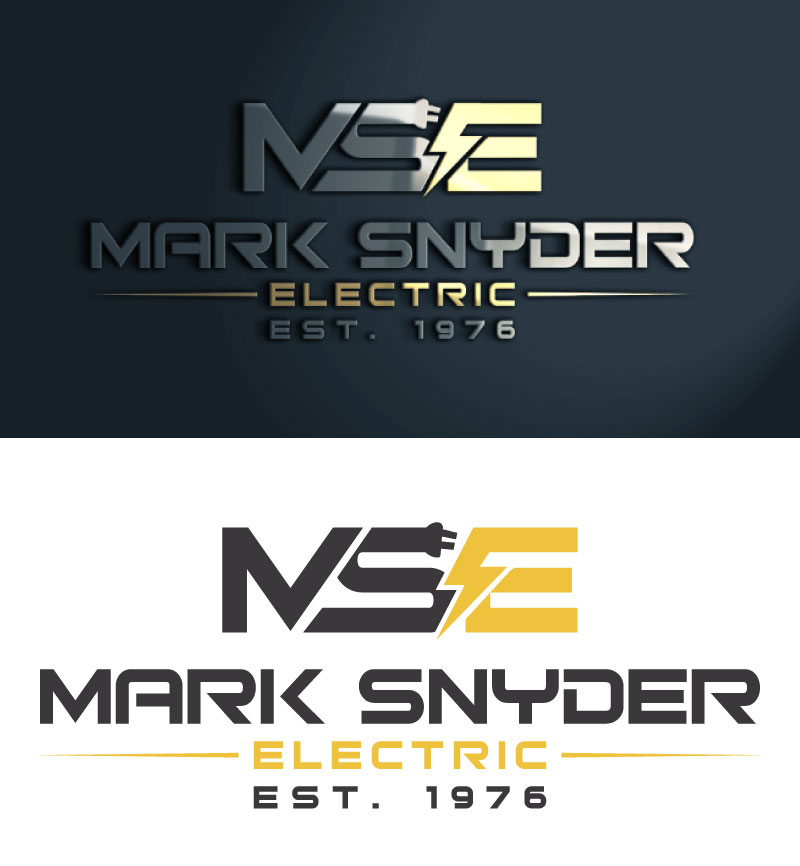 Logo Design by Chanel graphics for Mark Snyder Electric | Design #37400148