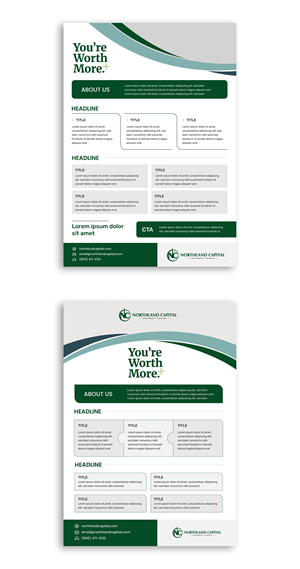 Flyer Design by Design Grind for Northland Capital | Design: #37424838