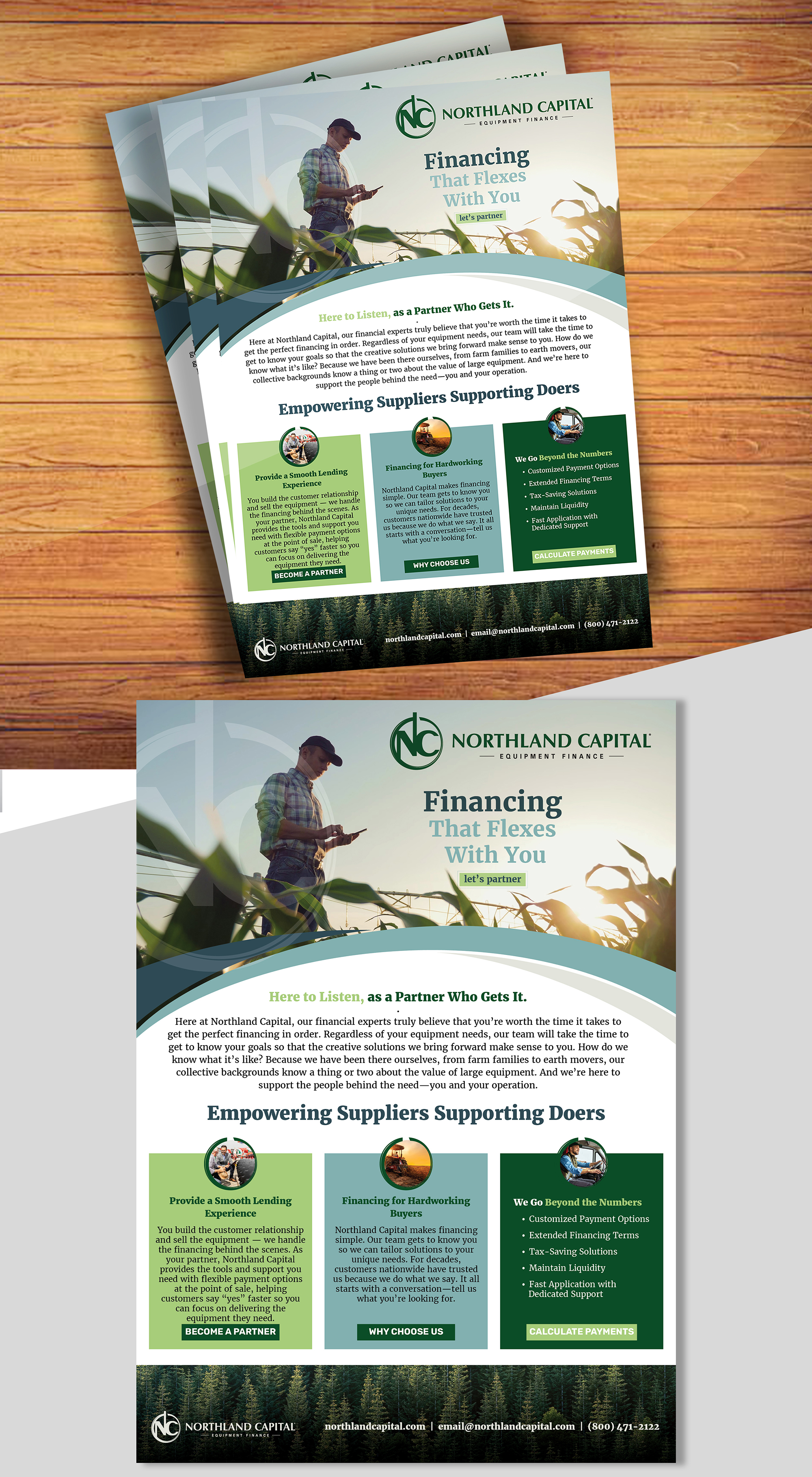 Flyer Design by Talha Ahmad for Northland Capital | Design #37413184