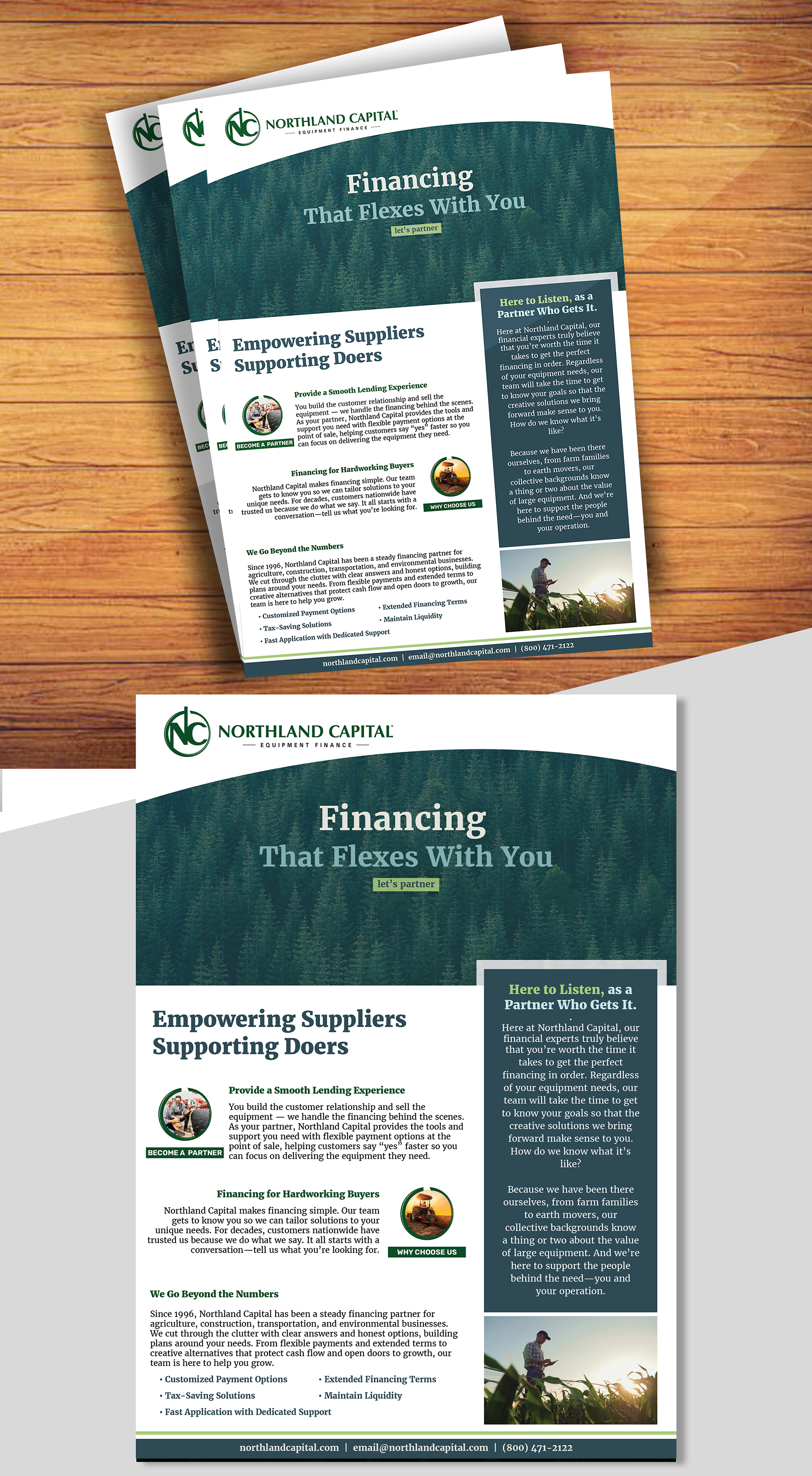 Flyer Design by Talha Ahmad for Northland Capital | Design #37413185