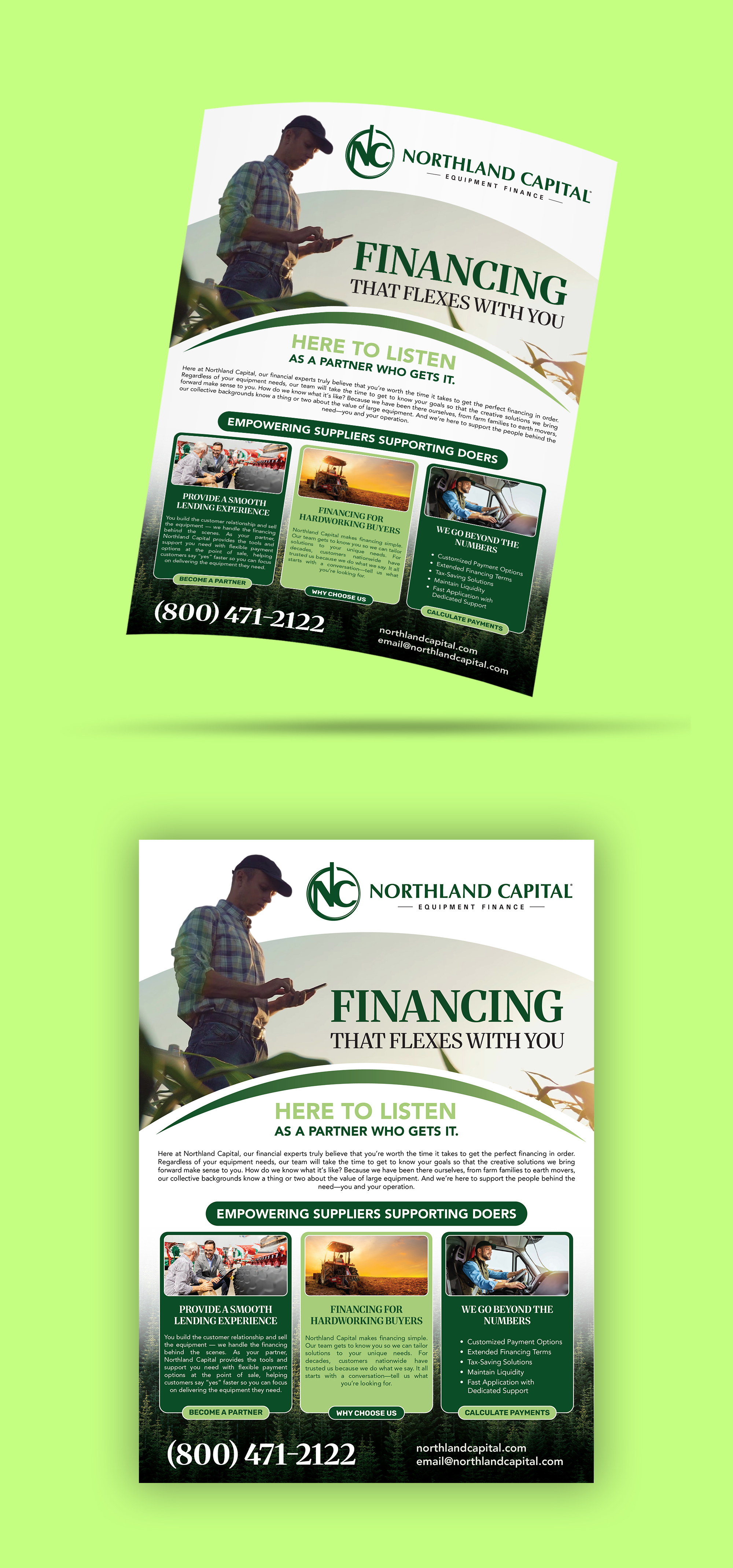 Flyer Design by Talha Ahmad for Northland Capital | Design #37413287
