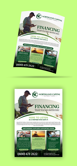 Flyer Design by Talha Ahmad for Northland Capital | Design: #37413287