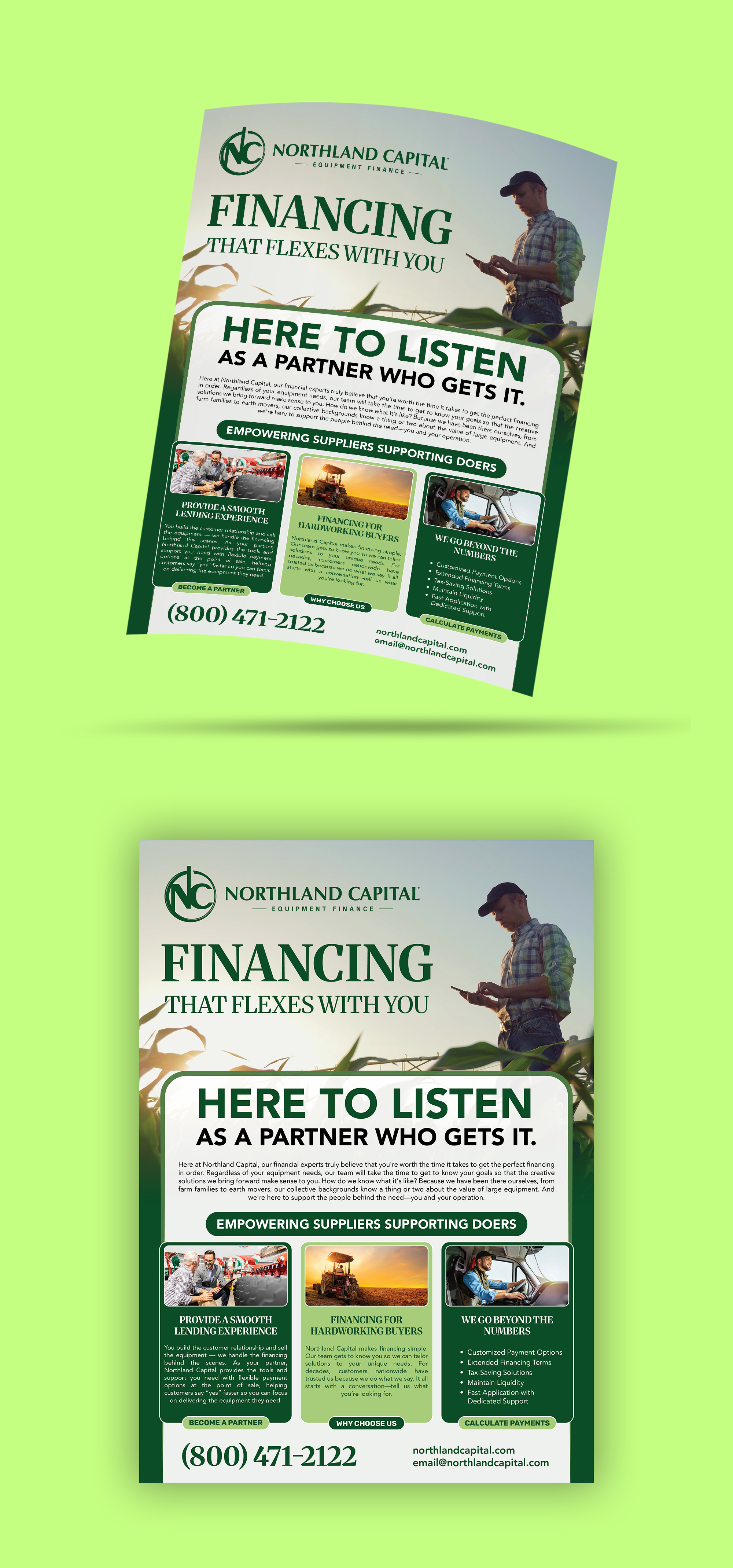 Flyer Design by Talha Ahmad for Northland Capital | Design #37413288