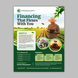 Flyer Design by debdesign for Northland Capital | Design: #37412340