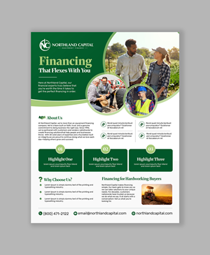 Flyer Design by debdesign for Northland Capital | Design: #37412564