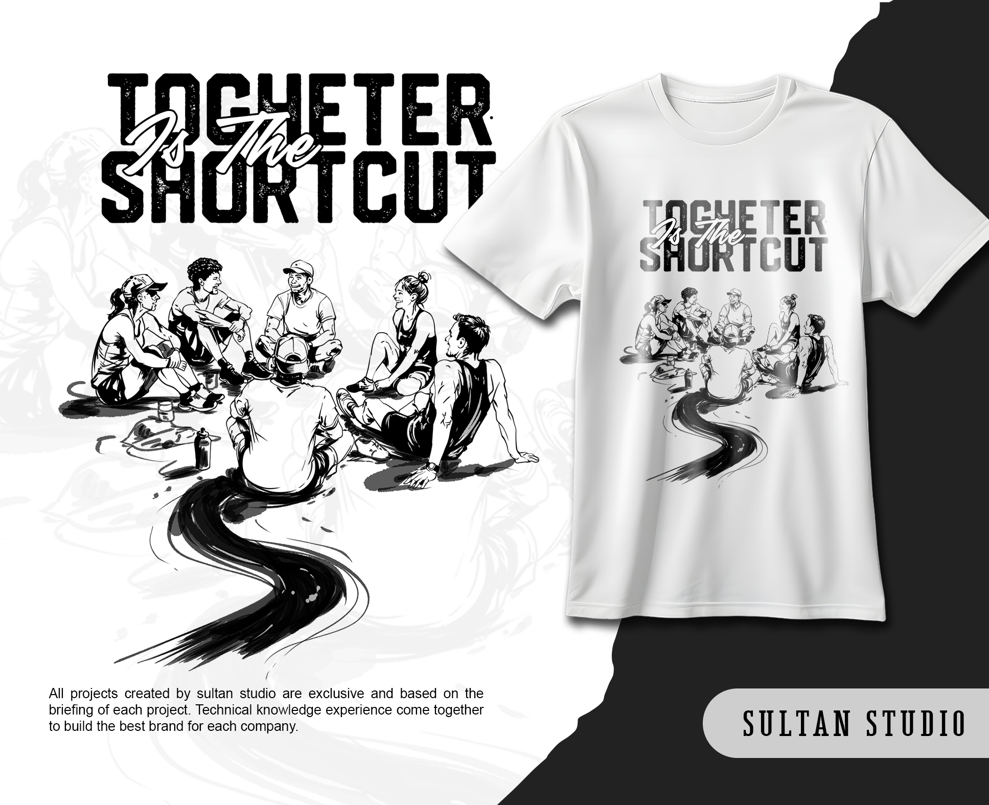 T-shirt Design by Sultan  Studio for this project | Design #37412000