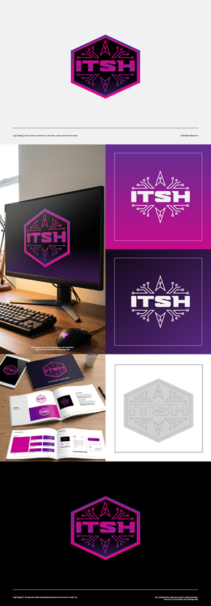 Logo Design by Gol D Roger™ for I.T Southern Highlands | Design: #37408971