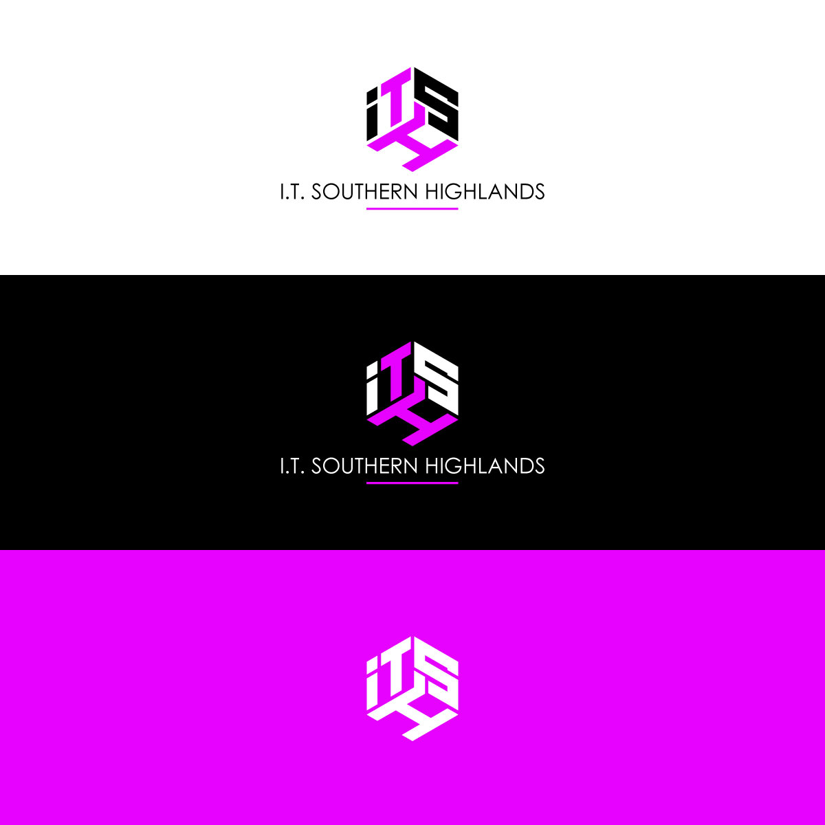 Logo Design by Alex Henry for I.T Southern Highlands | Design #37409008