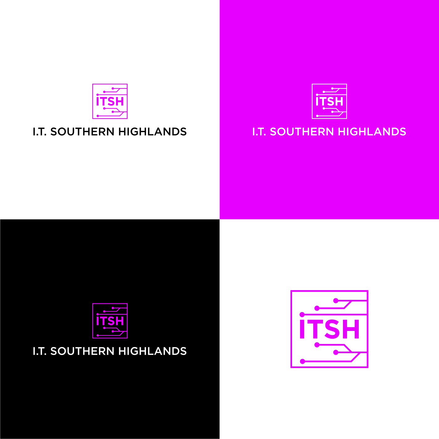 Logo Design by Kotakuang for I.T Southern Highlands | Design #37415251
