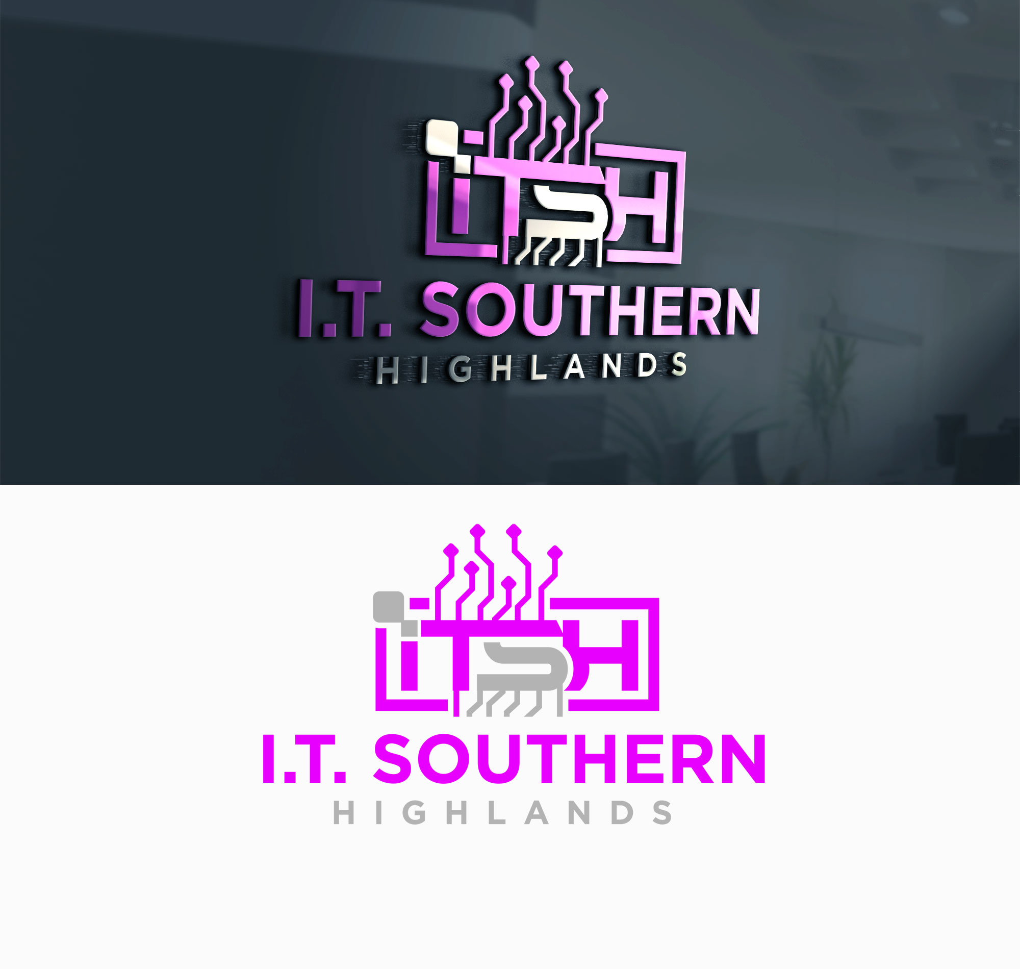 Logo Design by Pen_art0 for I.T Southern Highlands | Design #37410299