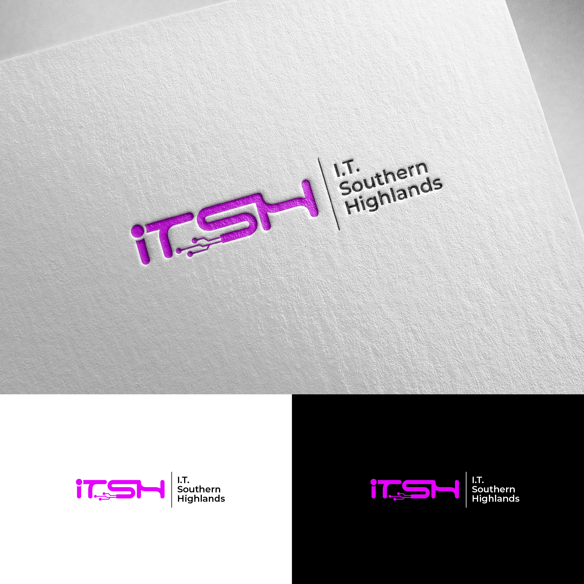 Logo Design by alzac for I.T Southern Highlands | Design #37434901