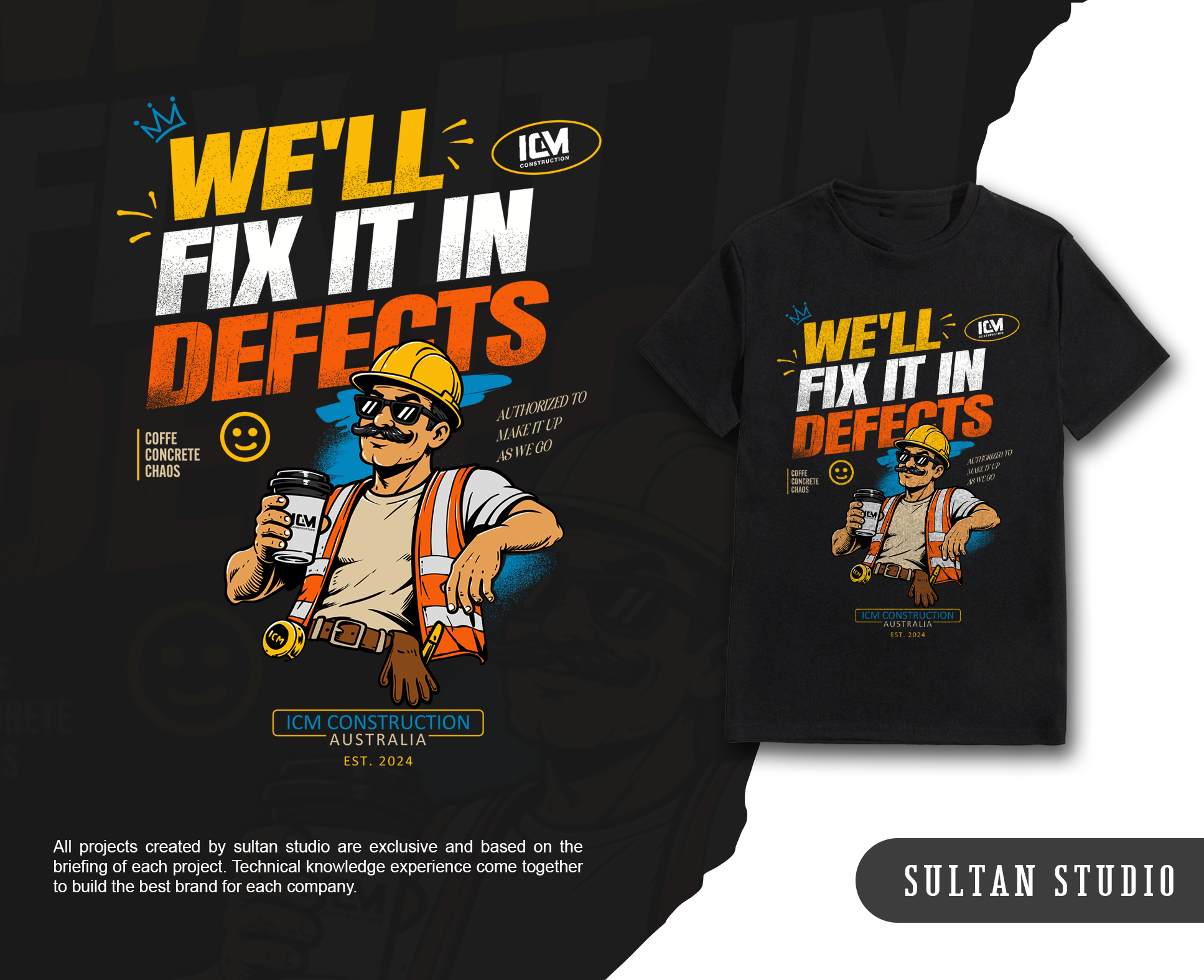 T-shirt Design by Sultan  Studio for this project | Design #37412457