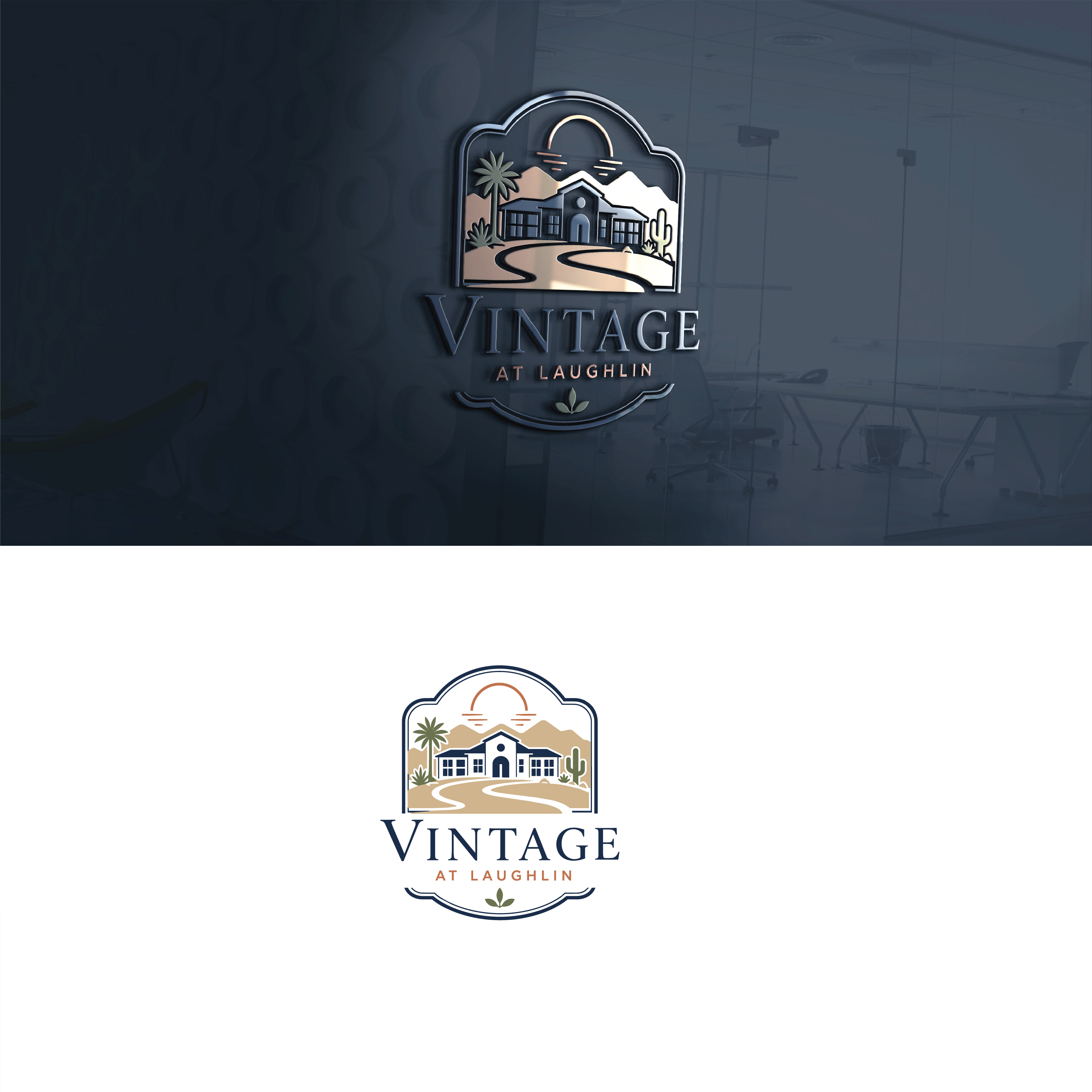 Logo Design by Usmaan4 for Vintage Housing | Design #37423056