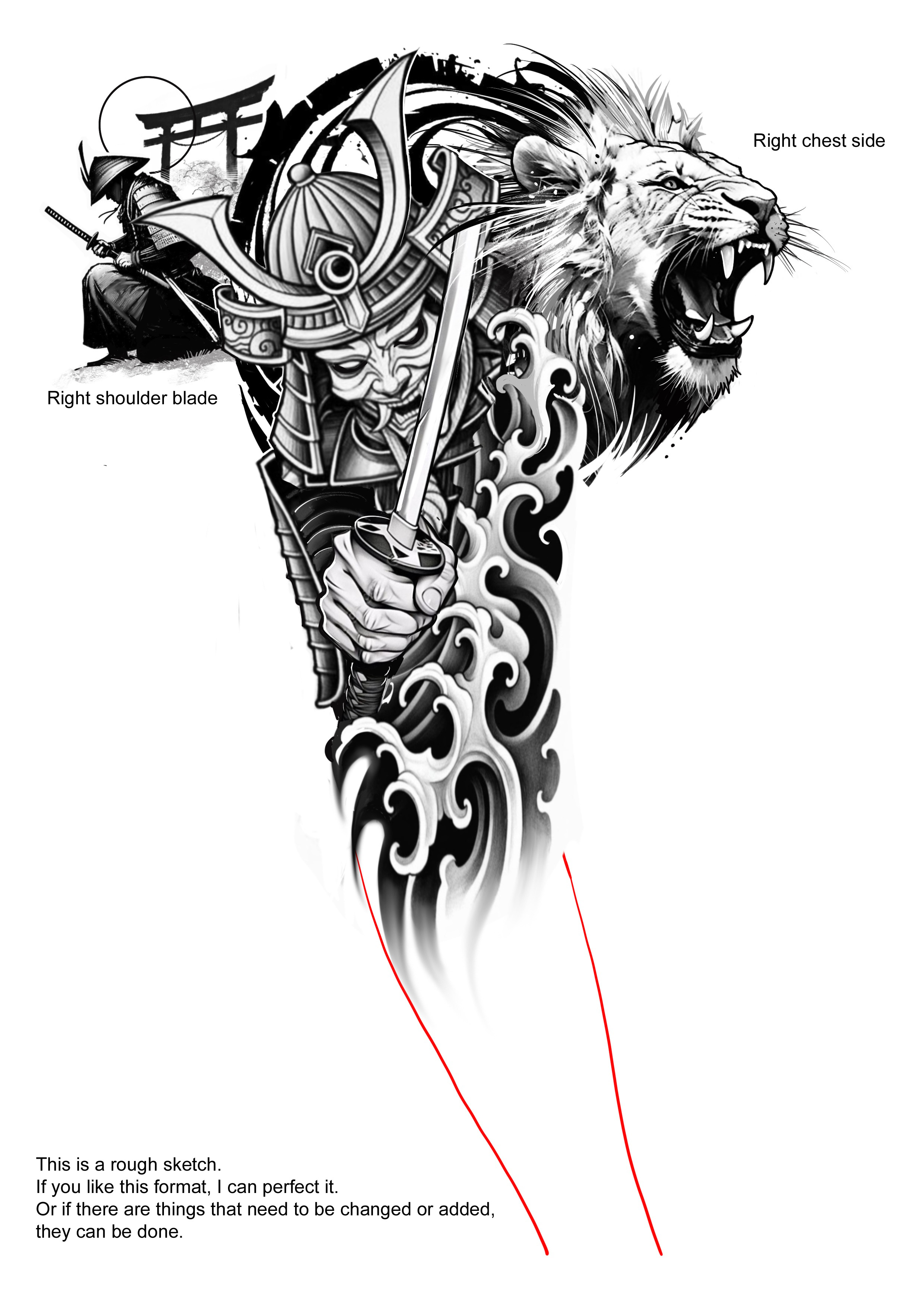 Tattoo Design by KwinArts for this project | Design #37432182