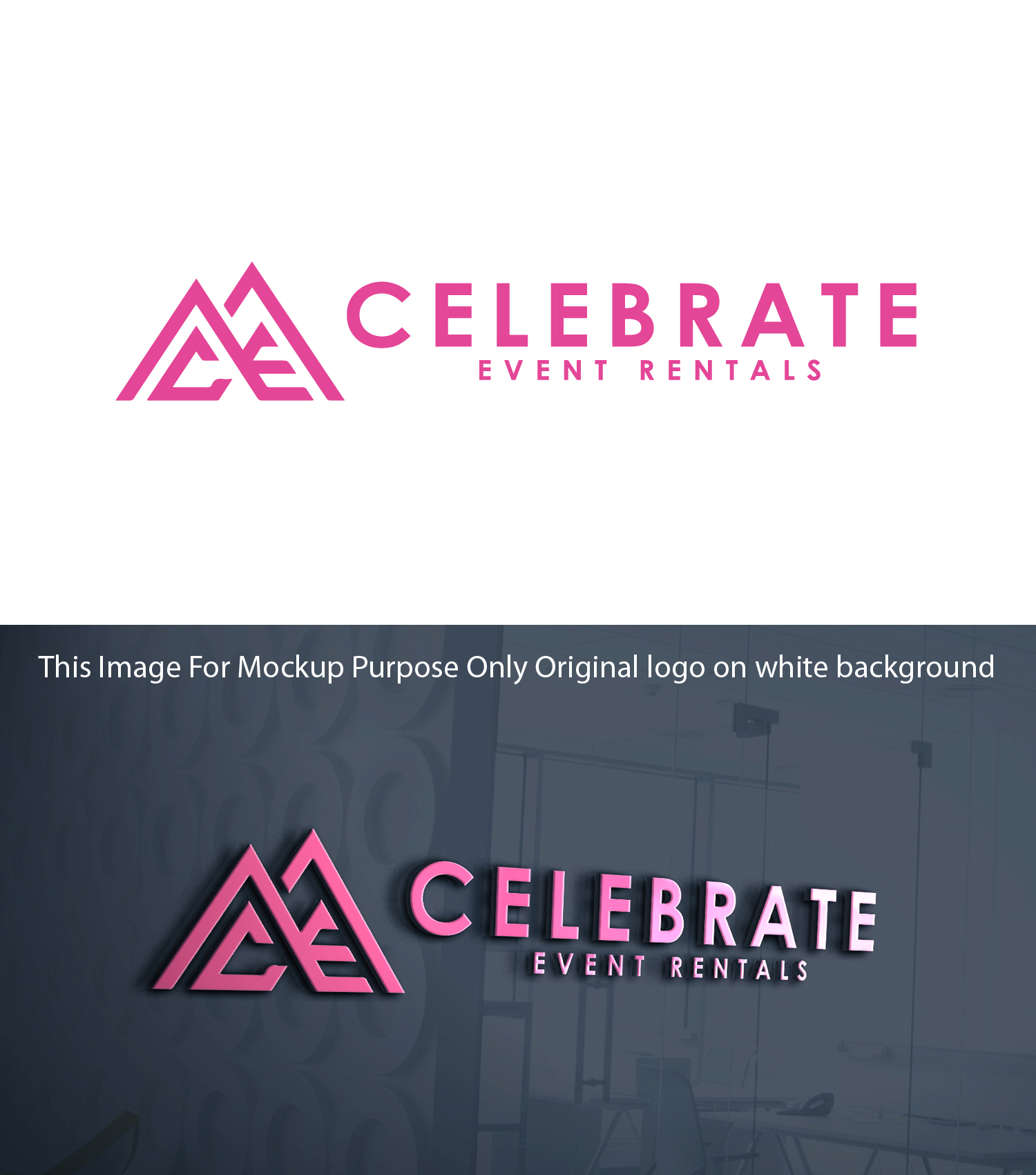 Logo Design by 24ksunny for Celebrate Event Rentals | Design #37428056