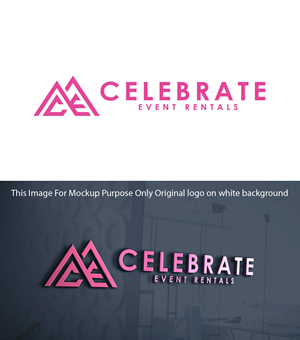 Logo Design by 24ksunny for Celebrate Event Rentals | Design: #37428056