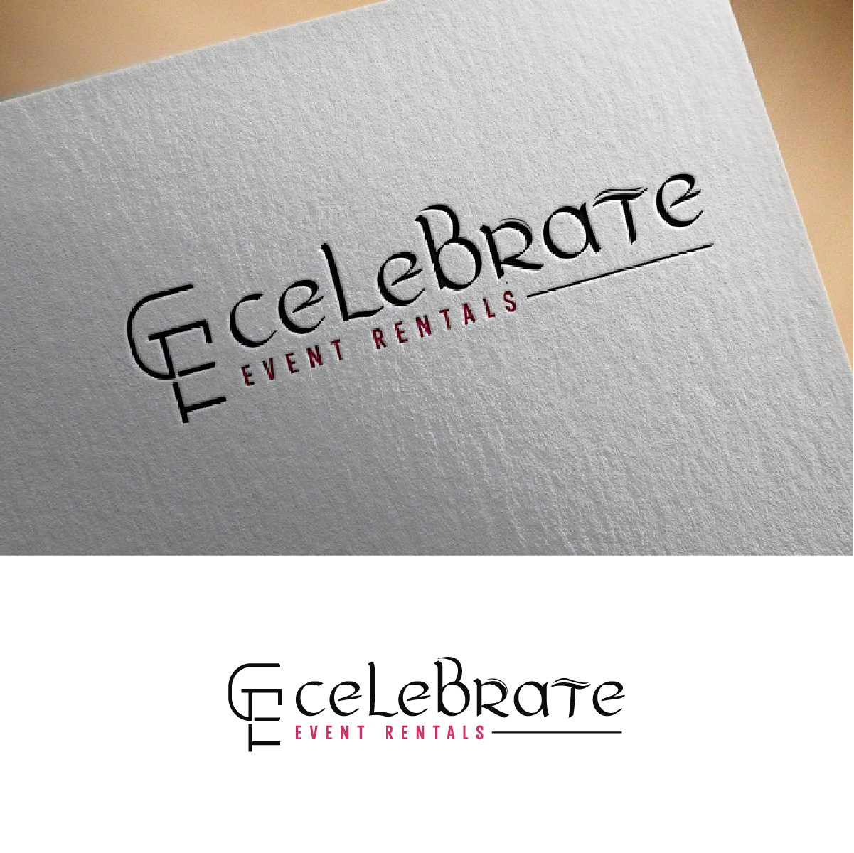 Logo Design by Loknath for Celebrate Event Rentals | Design #37426547