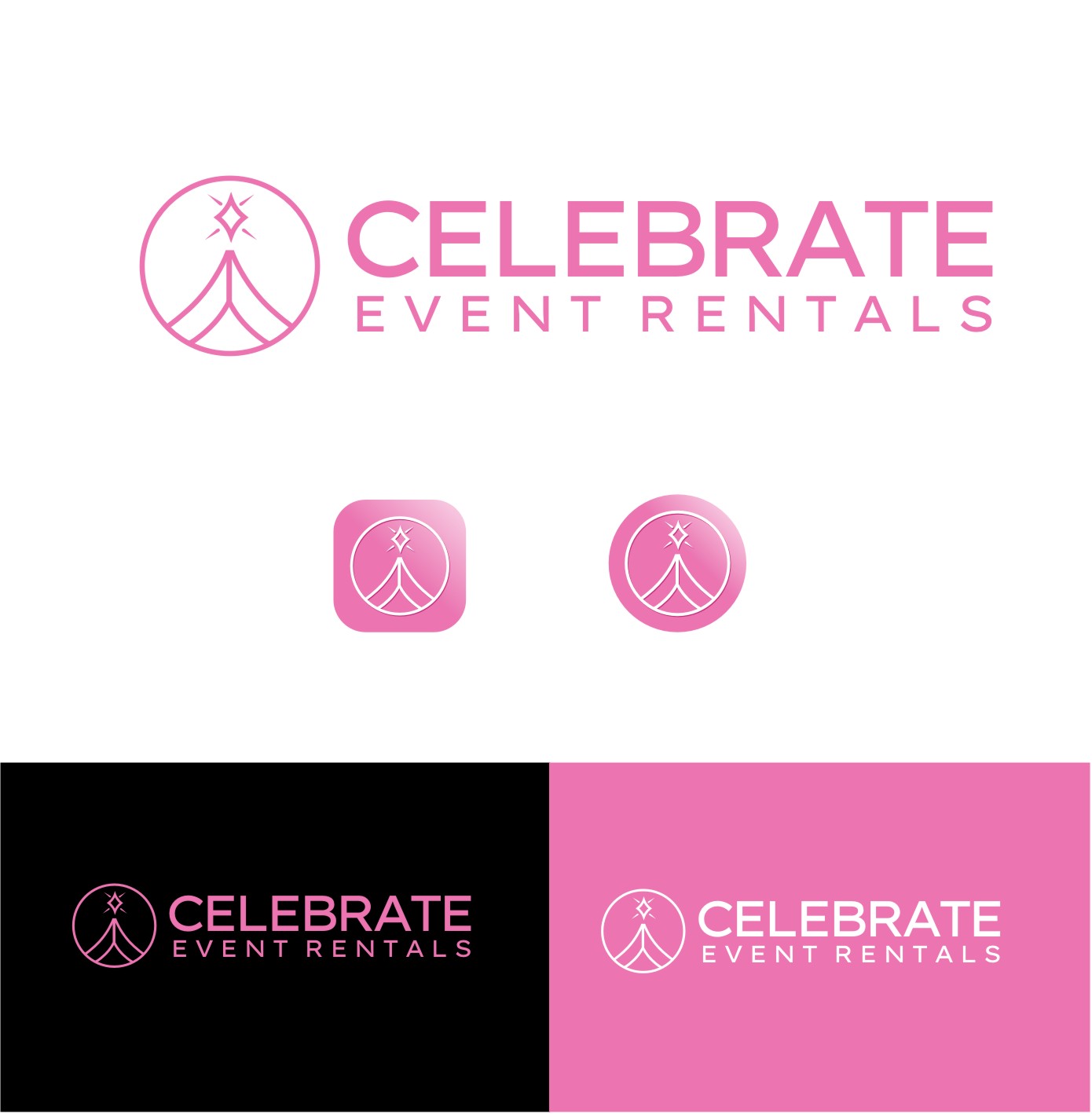 Logo-Design von rgb01 für Celebrate Event Rentals | Design #37449784