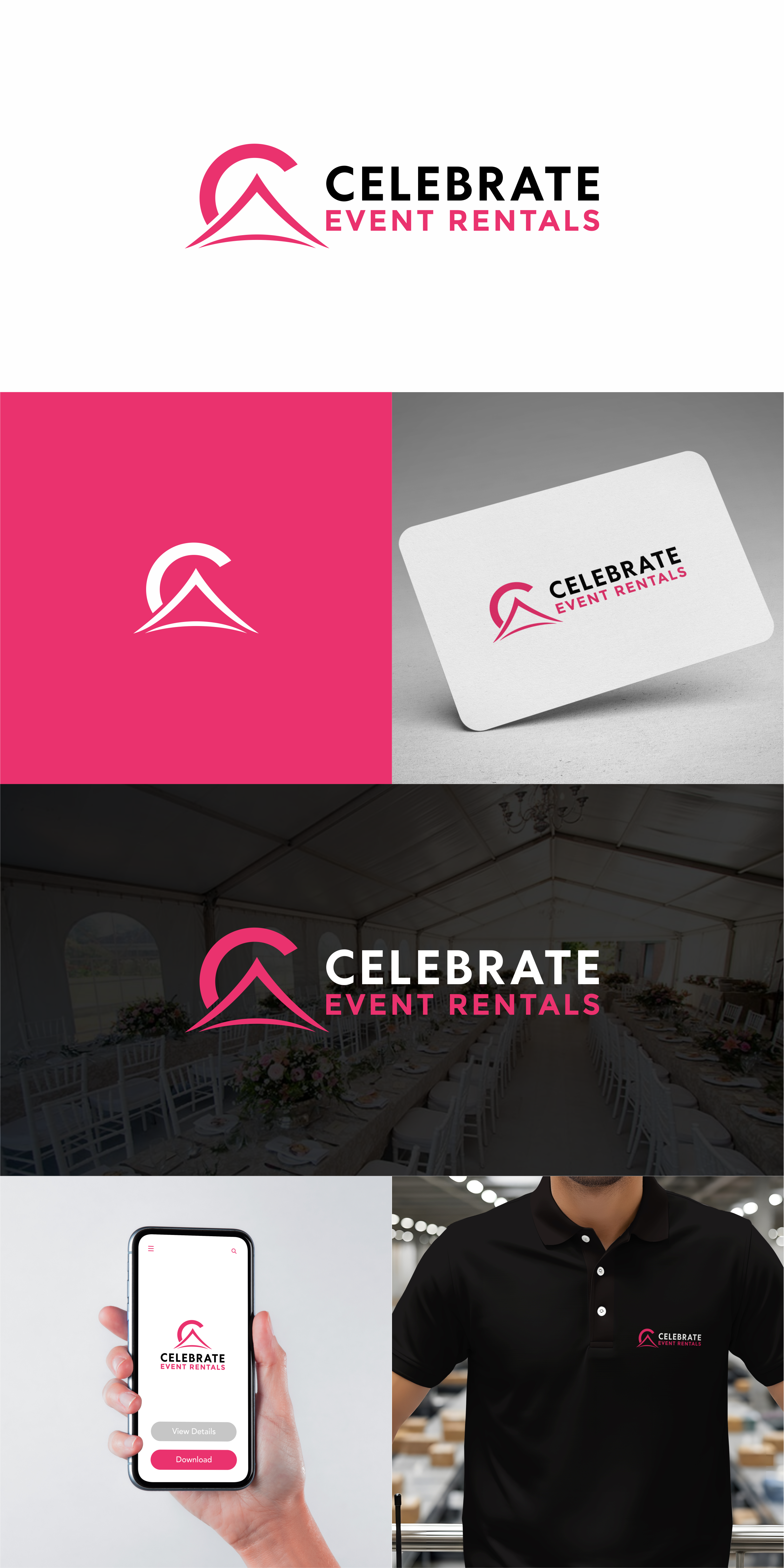 Logo Design by ndra for Celebrate Event Rentals | Design: #37463912