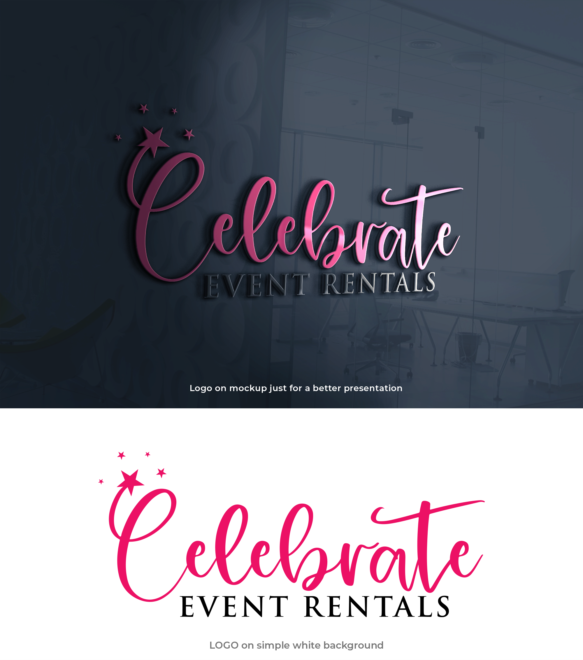 Logo Design by Asad Shaikh for Celebrate Event Rentals | Design #37436132