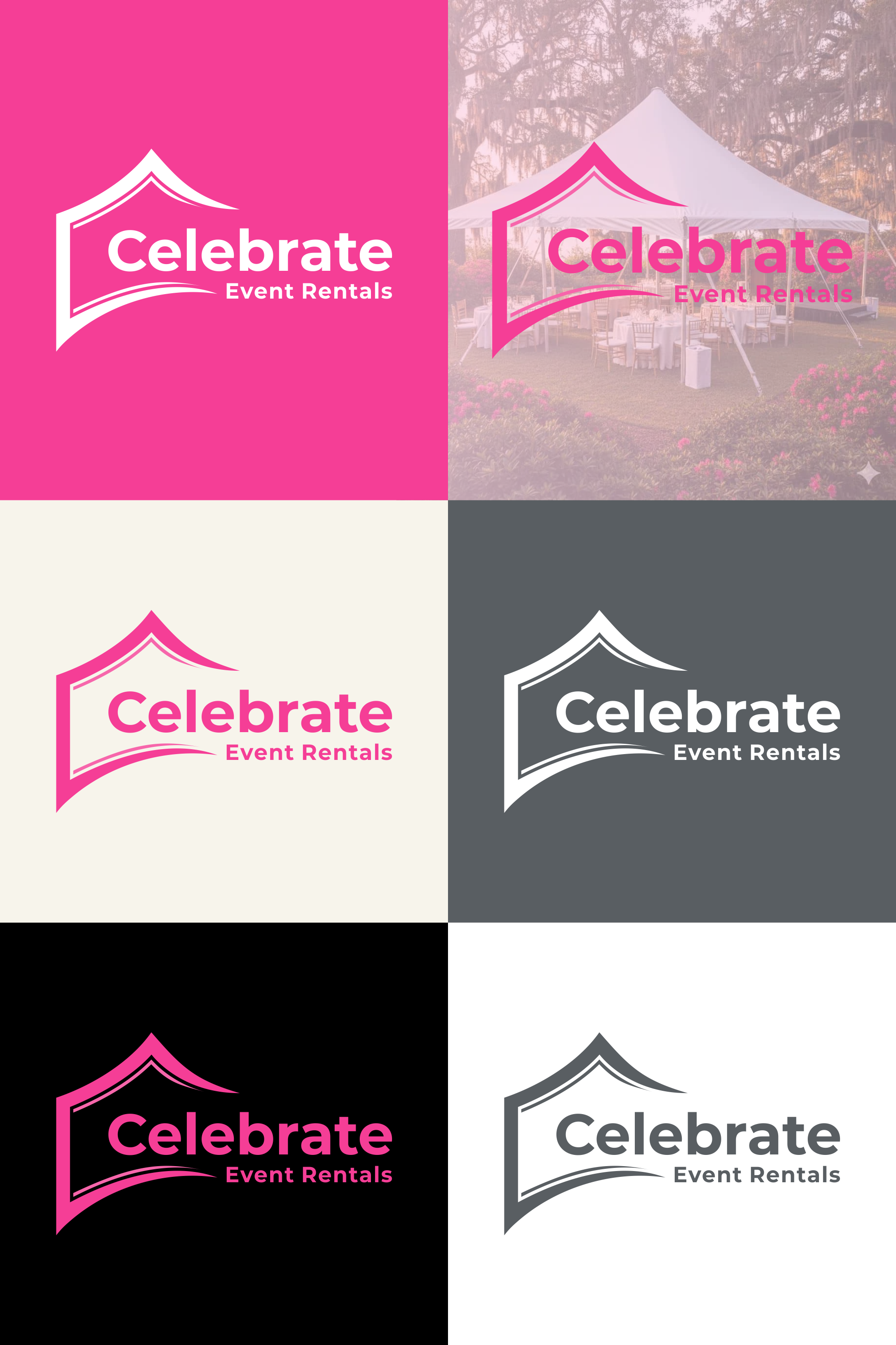 Diseño de Logo por initials_MAN para Celebrate Event Rentals | Diseño #37424789