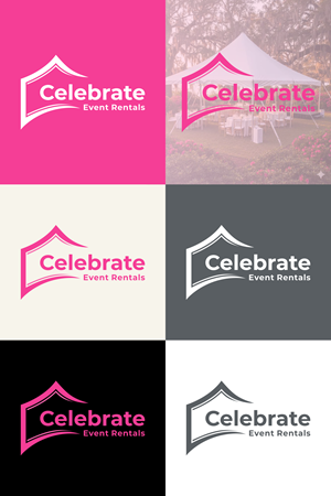 Diseño de Logo por initials_MAN para Celebrate Event Rentals | Diseño: #37424789
