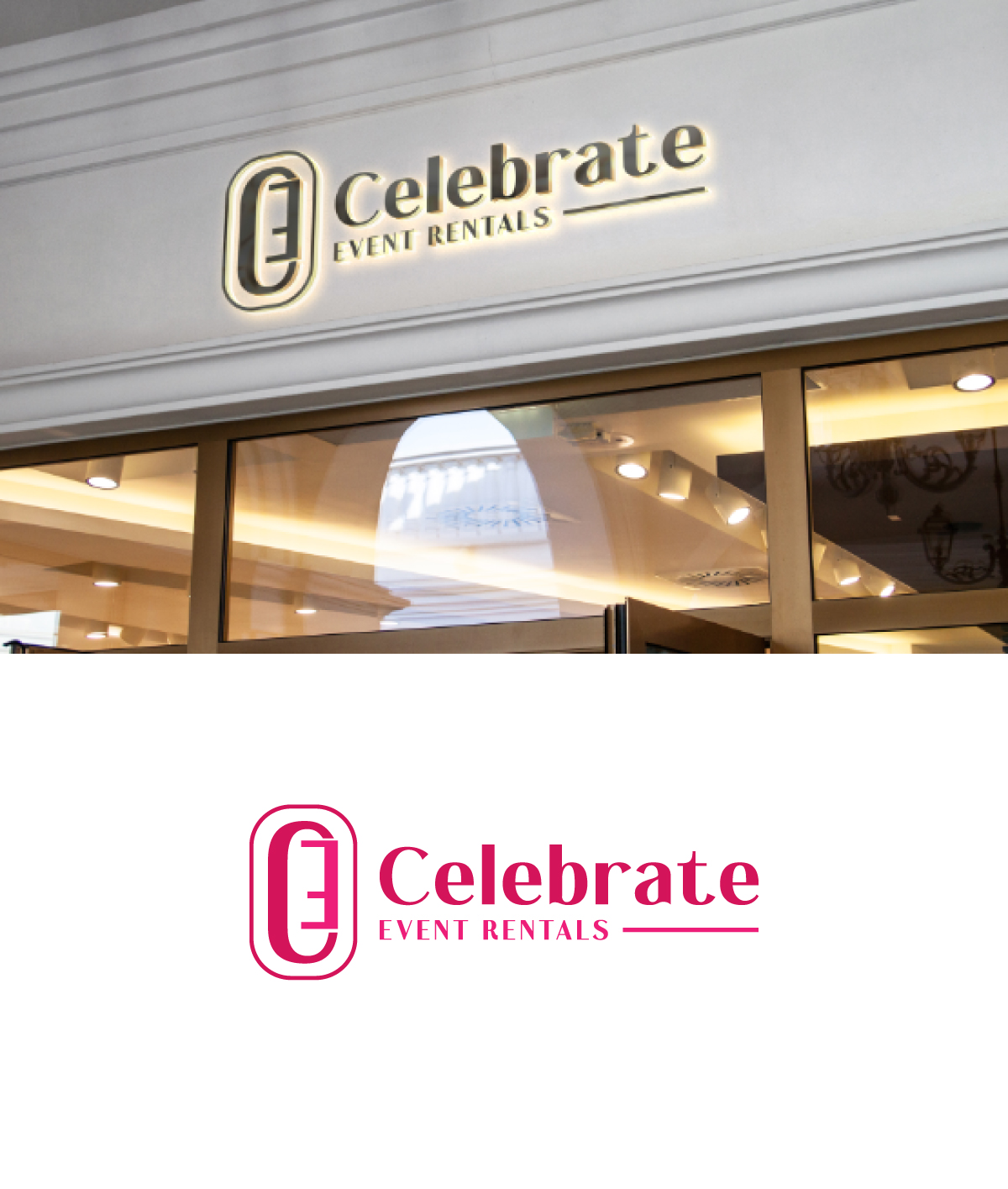 Diseño de Logo por JMN Signatures para Celebrate Event Rentals | Diseño #37423609