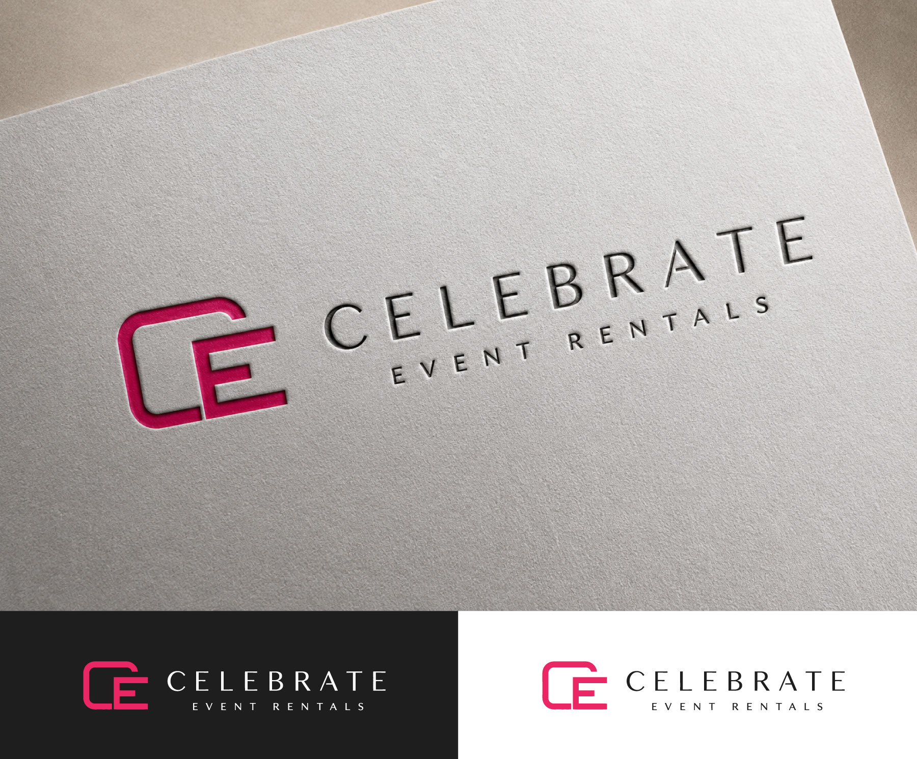 Logo Design by LeonHart for Celebrate Event Rentals | Design #37446552