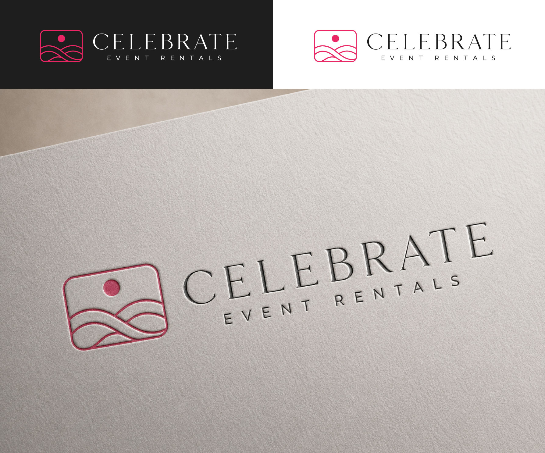 Diseño de Logo por LeonHart para Celebrate Event Rentals | Diseño #37446628